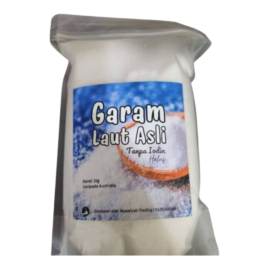 1KG Pure Fine Sea Salt – Natural Flavor, Premium Quality, Free Shipping