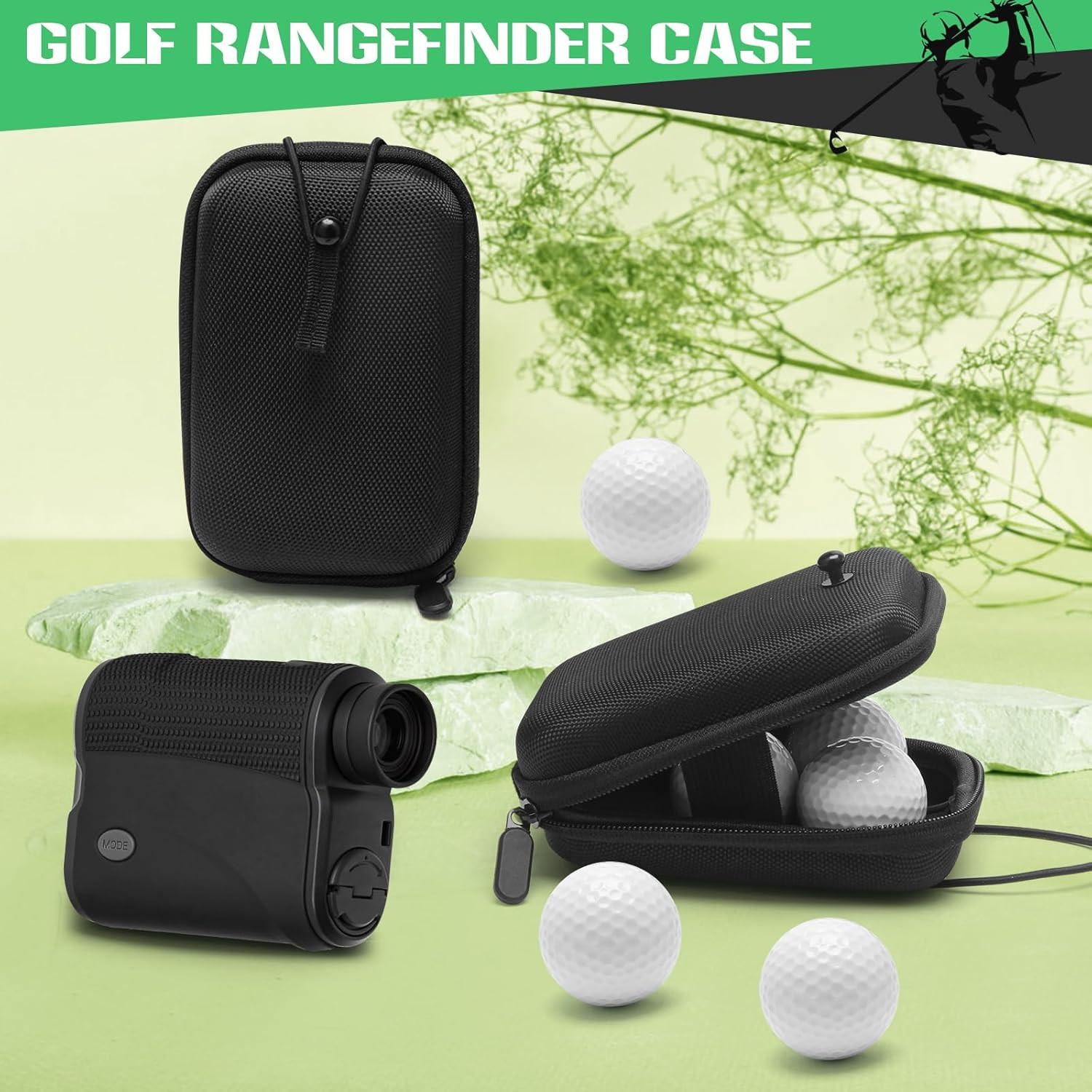 Golf Rangefinder Hard Shell Case, Hard Golf Rangefinder Case Universal Range Fin
