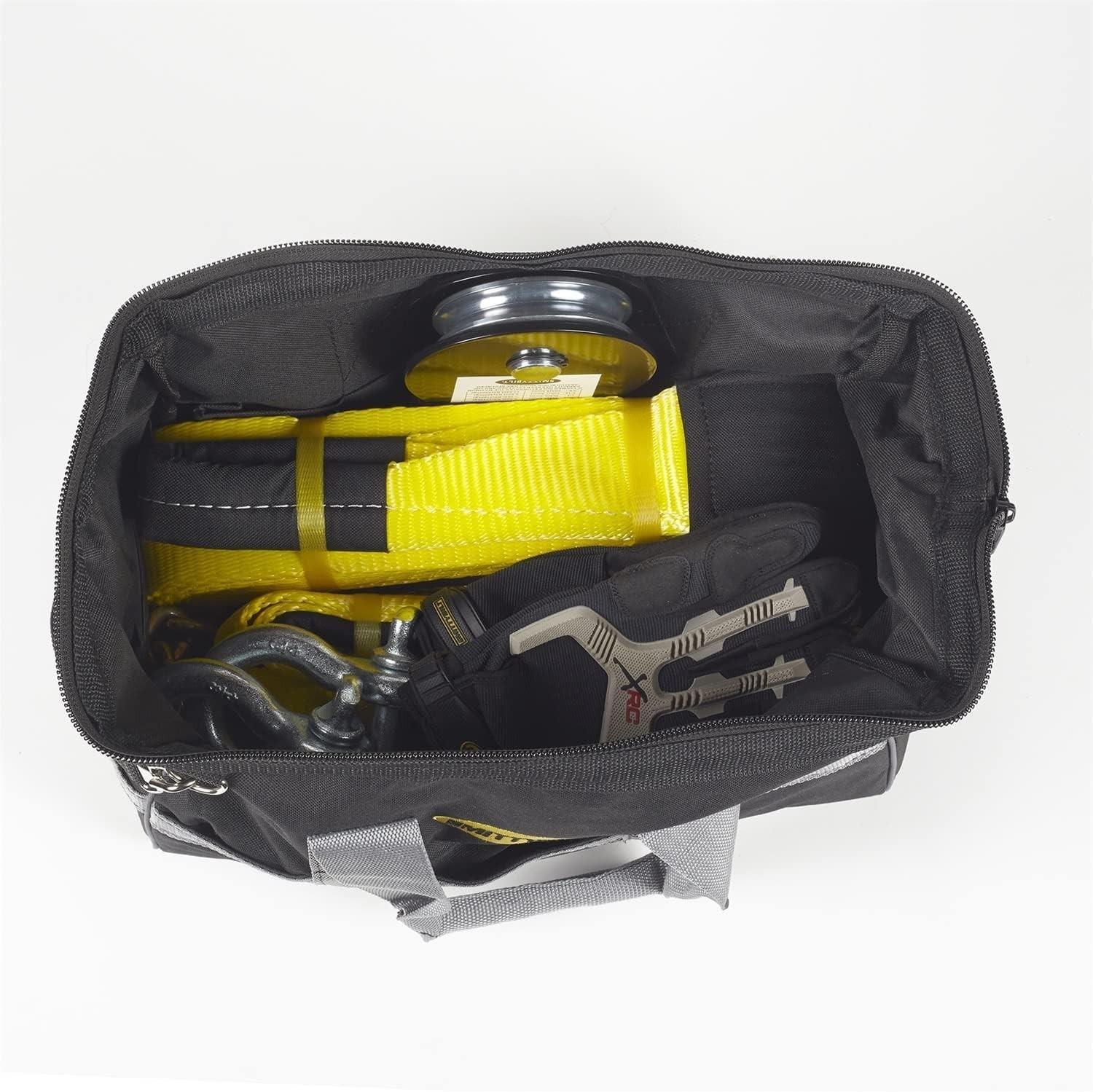 Compact Winch Accessory Bag - 7 Essential Tools for Recovery Safety