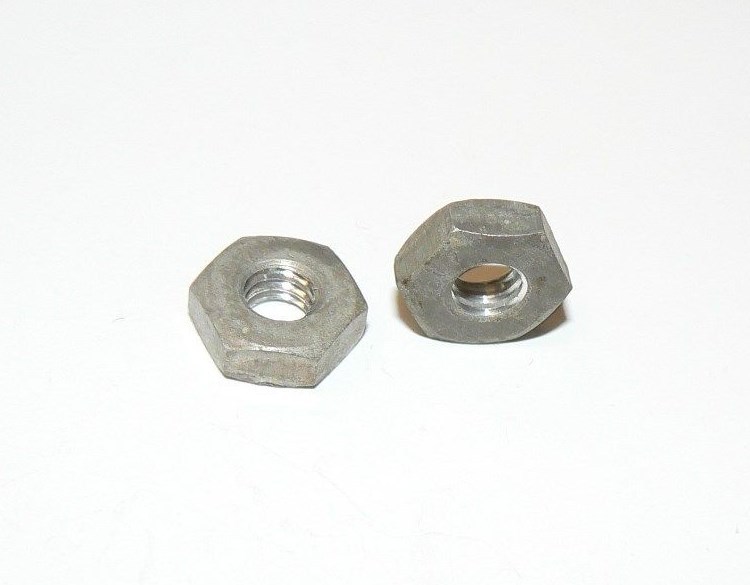 12/24  Aluminum Hex Machine Screw Nuts - Lot of 100 Pcs.