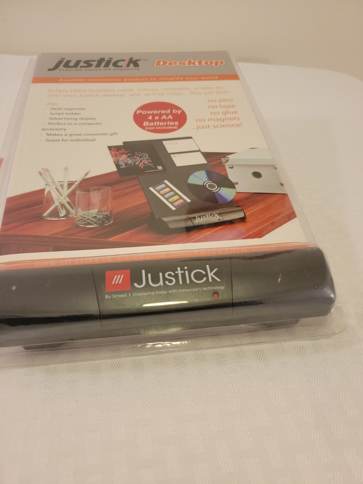 Justick Desktop Computer User Desk Organiser Script Holder Home Office Display