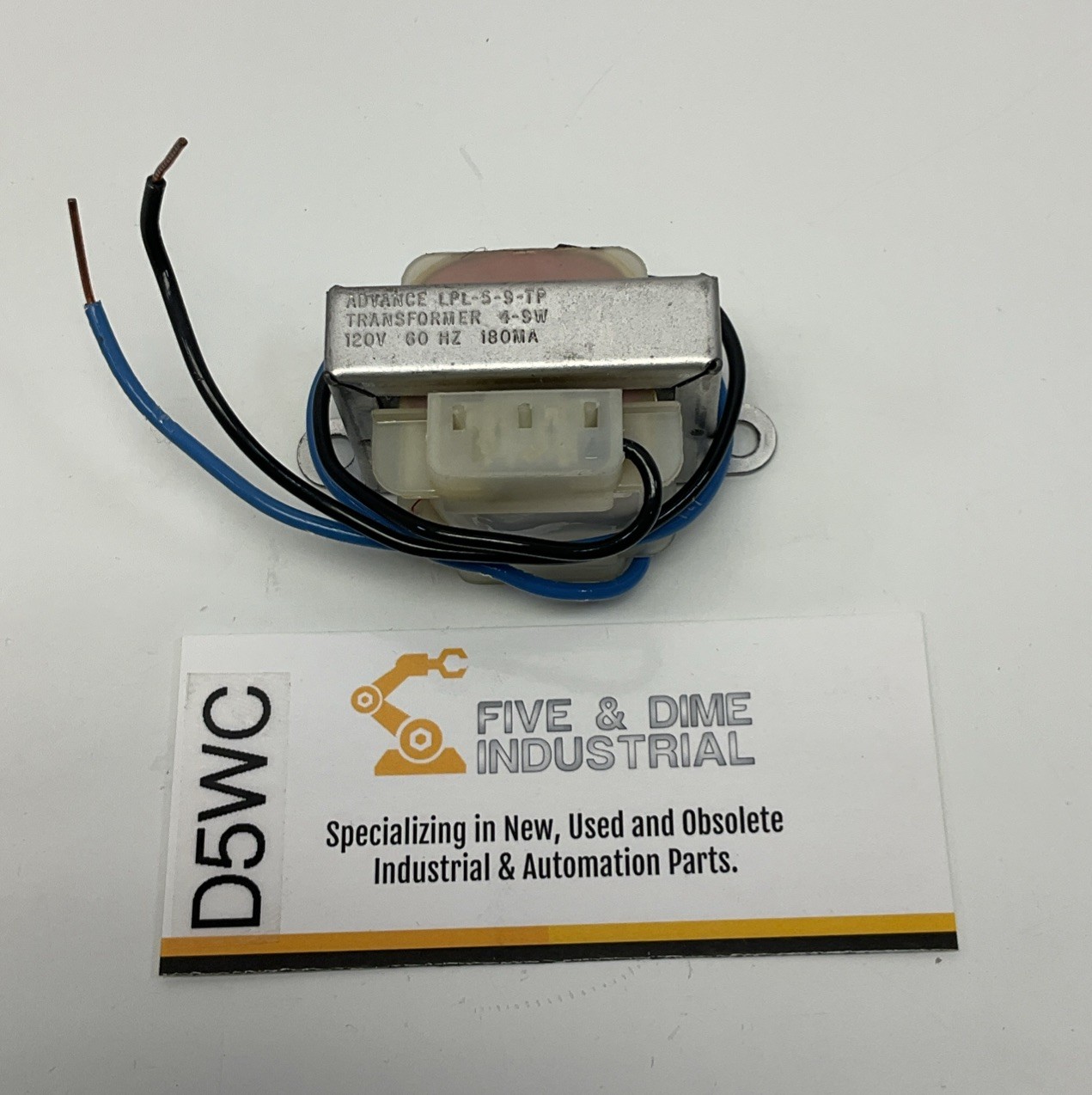 Advance LPL-5-9-TP Ballast 704G Preheat Transformer 4-9 Watts, 120VAC, Class P