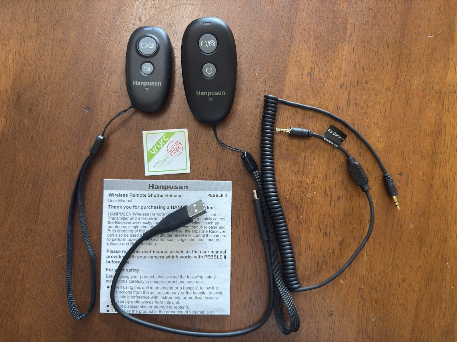 HANPUSEN Pebble II Wireless Remote Shutter Release for Panasonic/Canon Camera