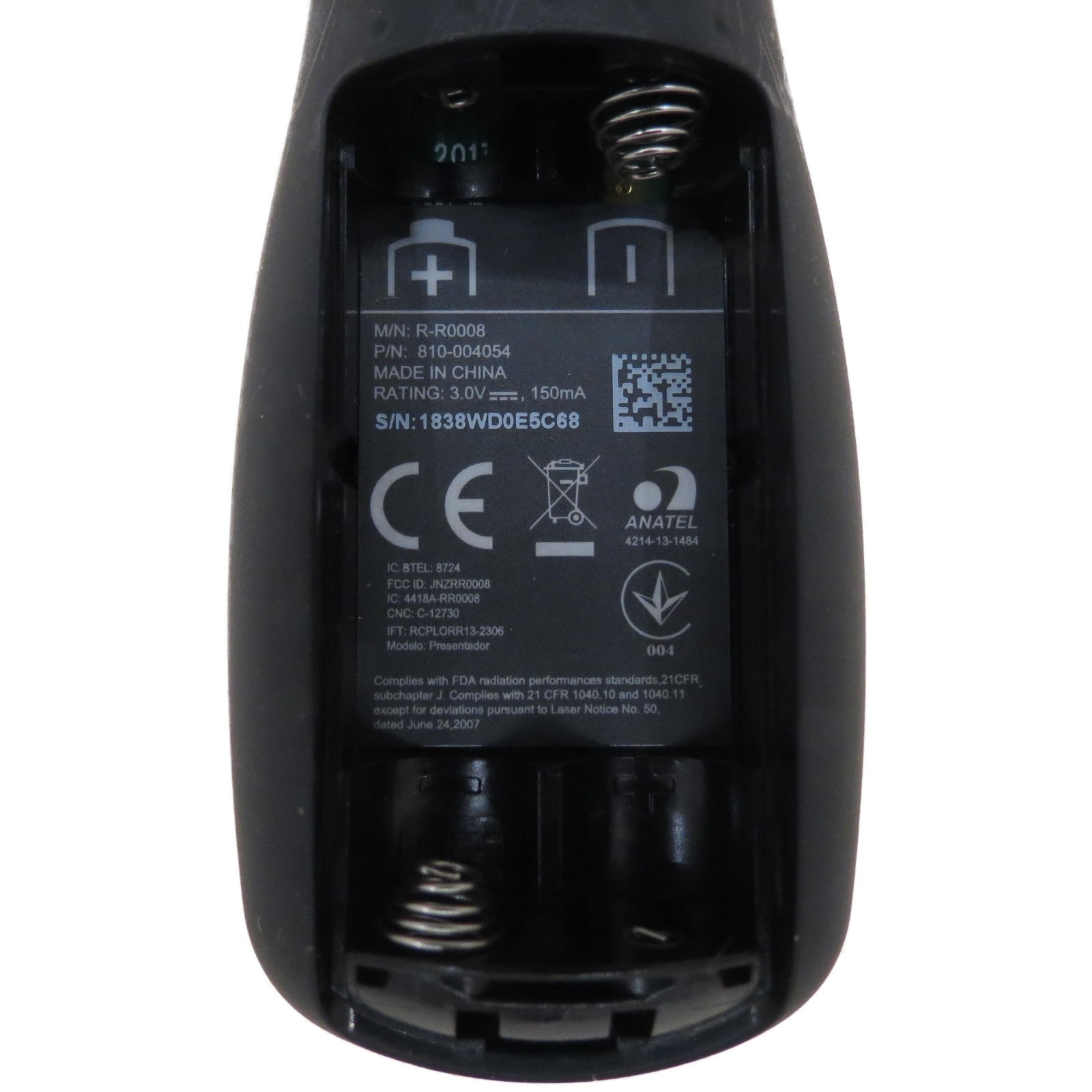 Logitech R400 Laser Presentation Remote Approx. 50 Feet Range With Nano Receiver
