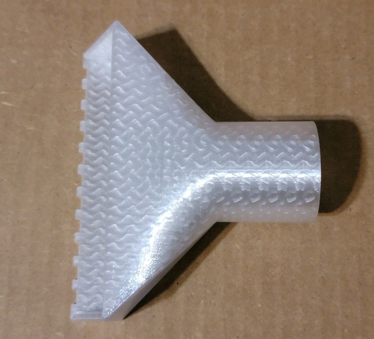 3D Printed Nozzle Attachment for Festool Dust Extractor Clear Petg Material