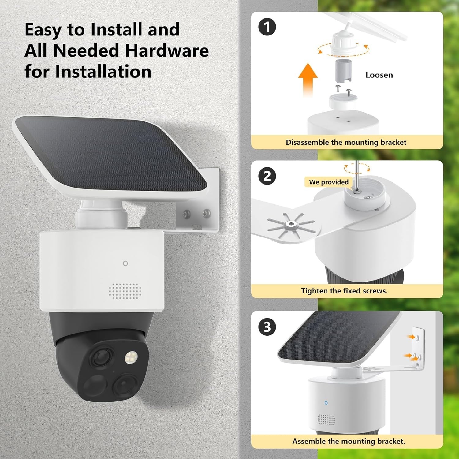 Adjustable Corner Mount Bracket for Eufy Security Solocam S340/E30/E42, Metal Wa
