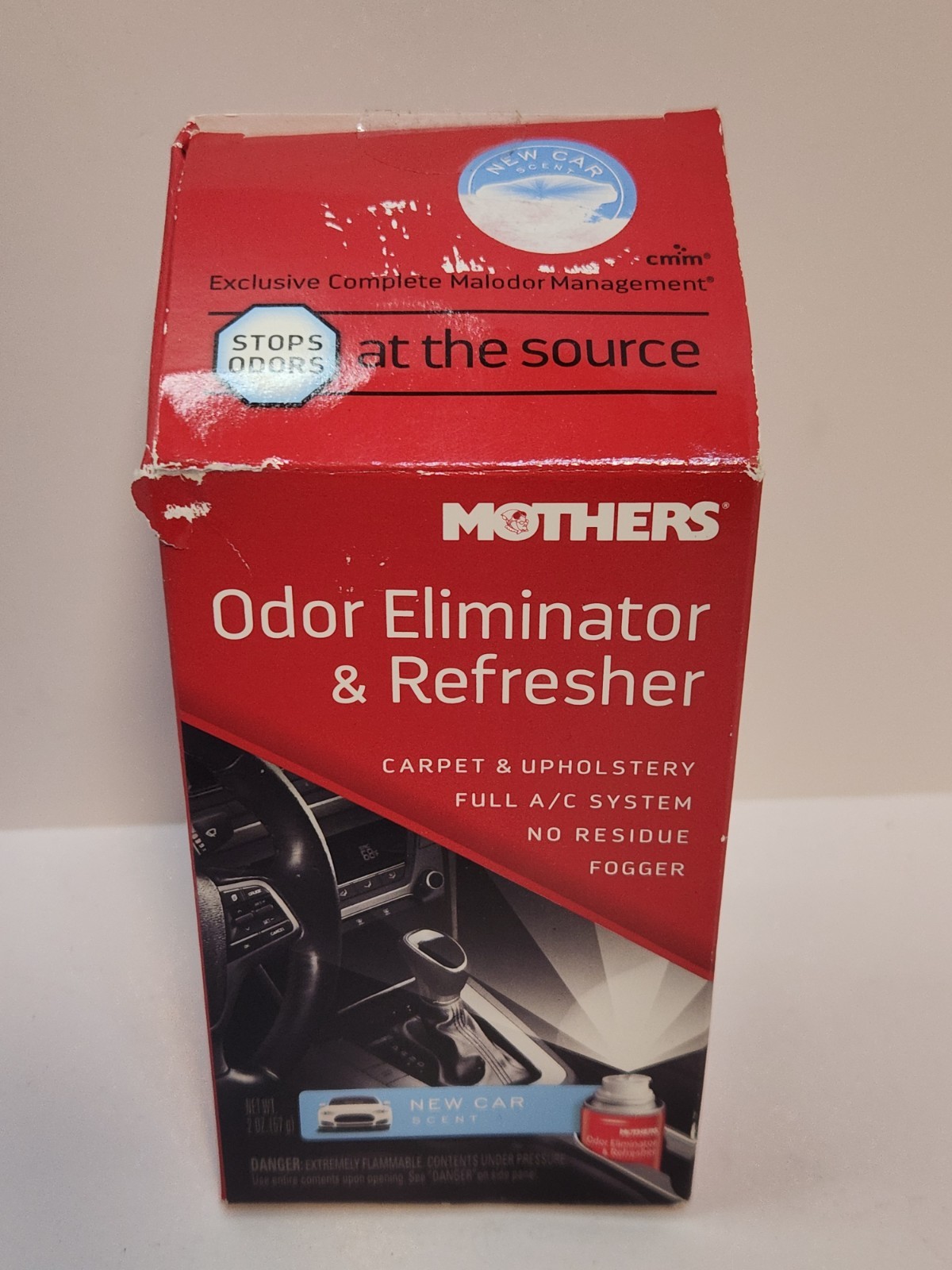 Mothers 06811 Odor Eliminator & Refresher, New Car Scent, New