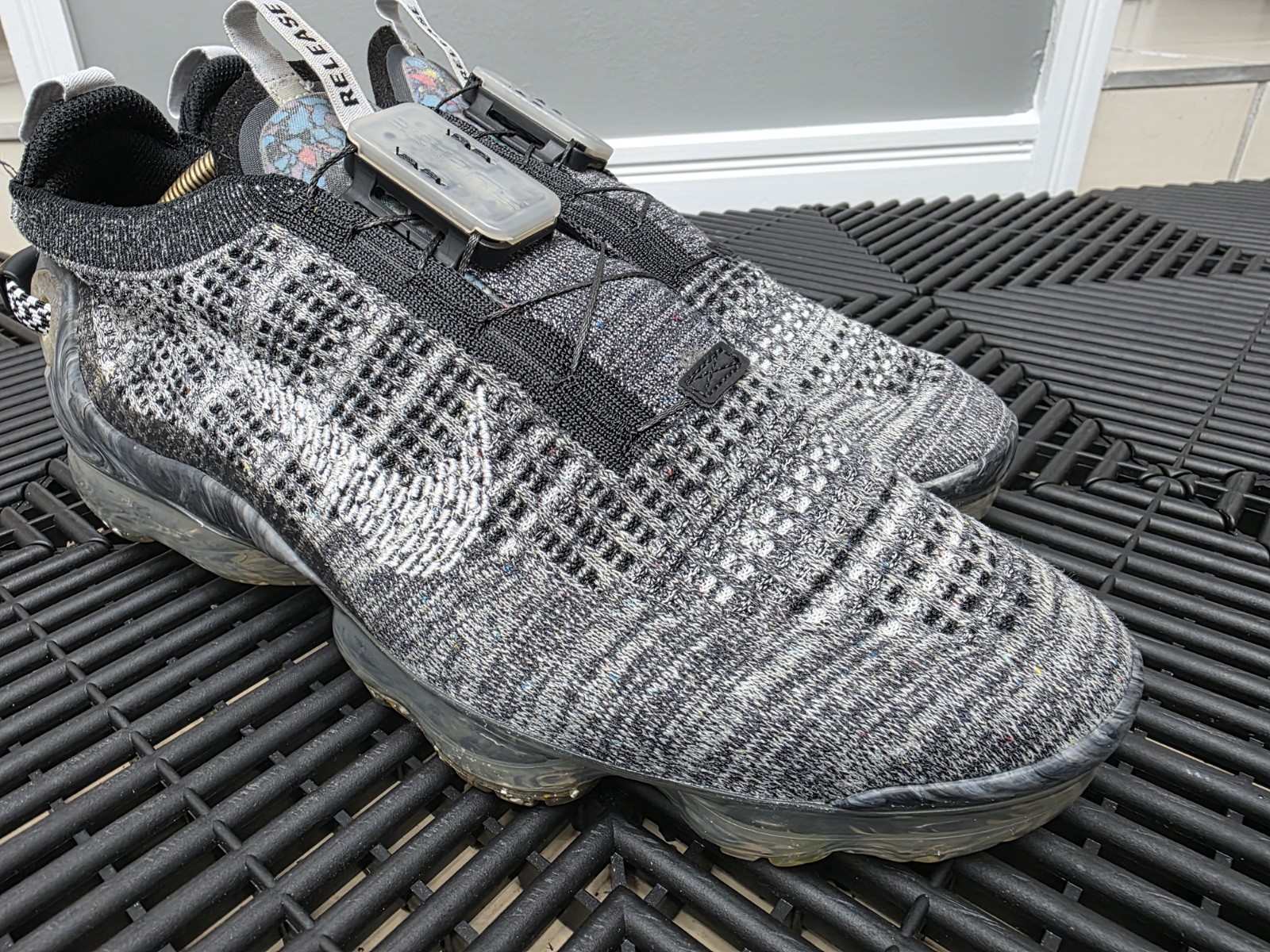 Nike Air VaporMax 2020 Flyknit Shoes Mens Gray Sneakers CT1823-001 US11 UK10