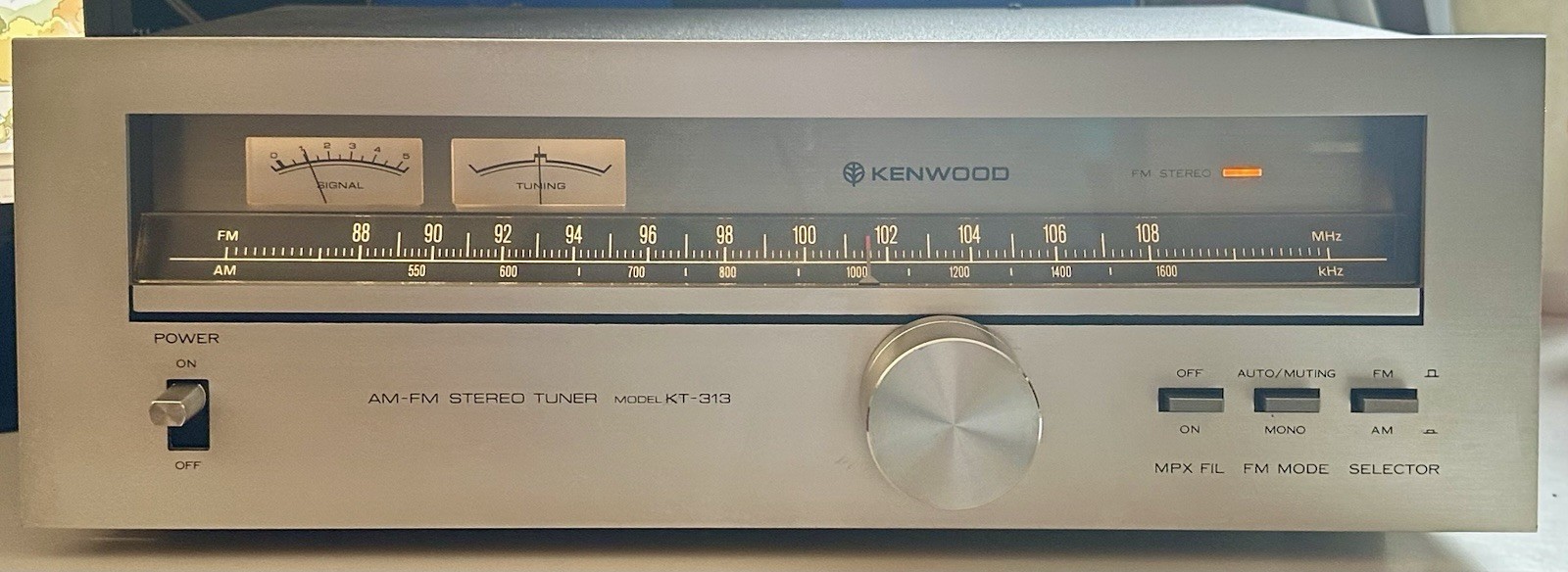 KENWOOD KT-313 STEREO TUNER