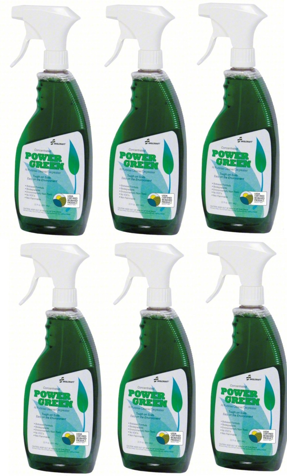 ABILITY ONE 7930-01-373-8849 All Purpose Cleaner/Degreaser,22 oz Each Lot of 6