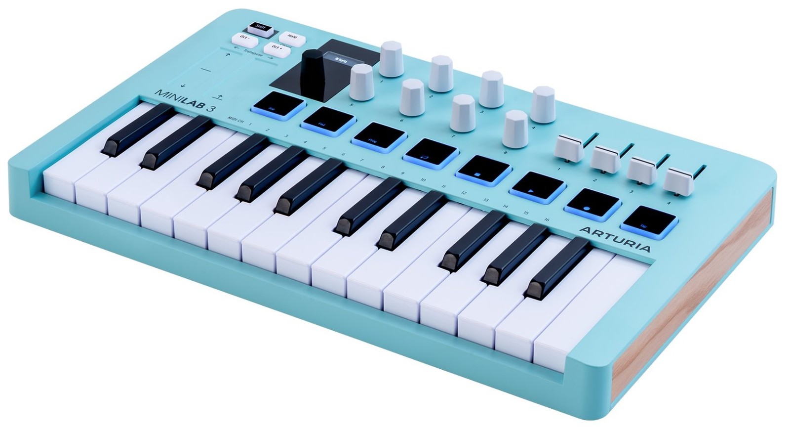 Arturia MiniLab 3 Aquamarine MIDI Keyboard Controller+Portable Bluetooth Speaker