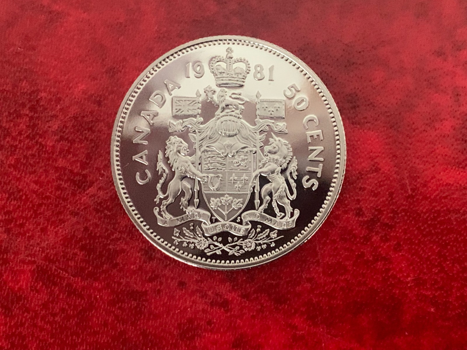 Canada 50 Cent 1981 Proof Coin-Uncirculated