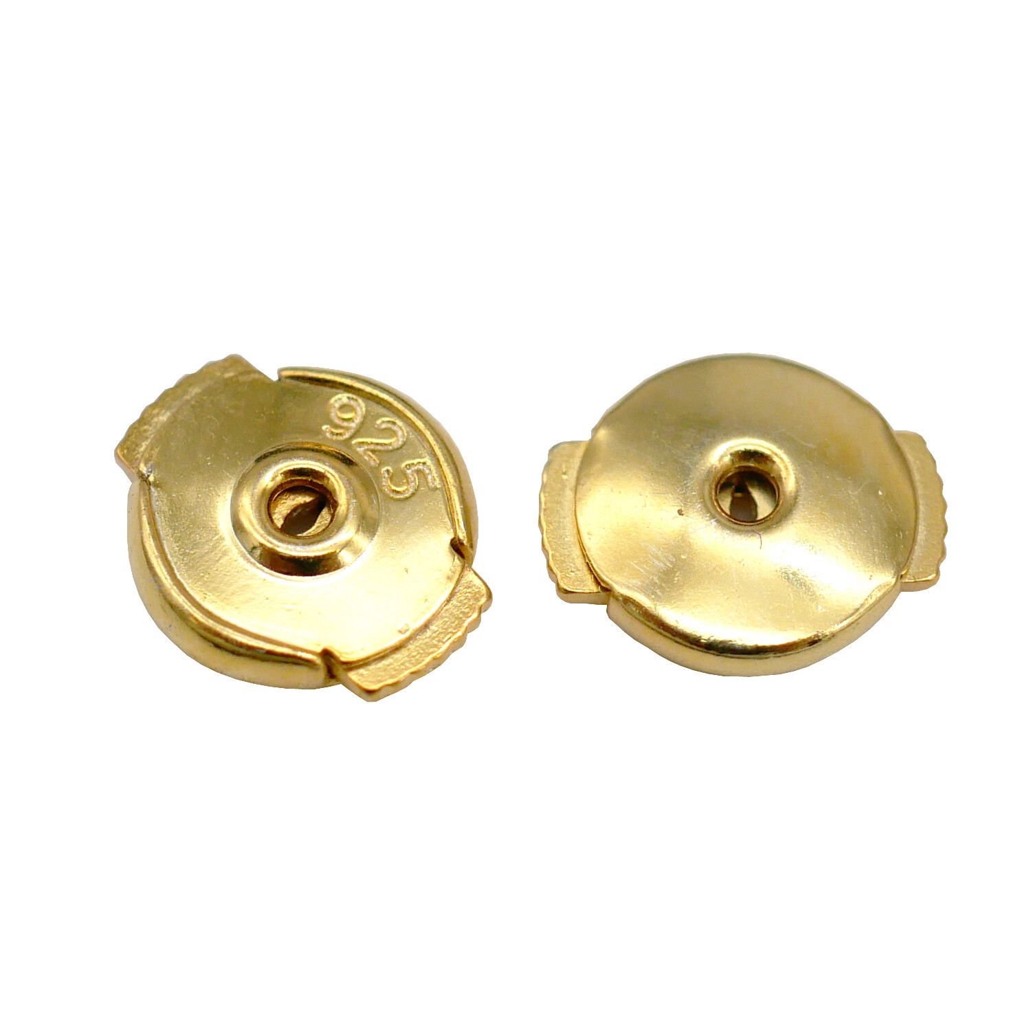 Gold Tone Locking Earring Backs Sterling Silver Earring Backs For Studs A4395