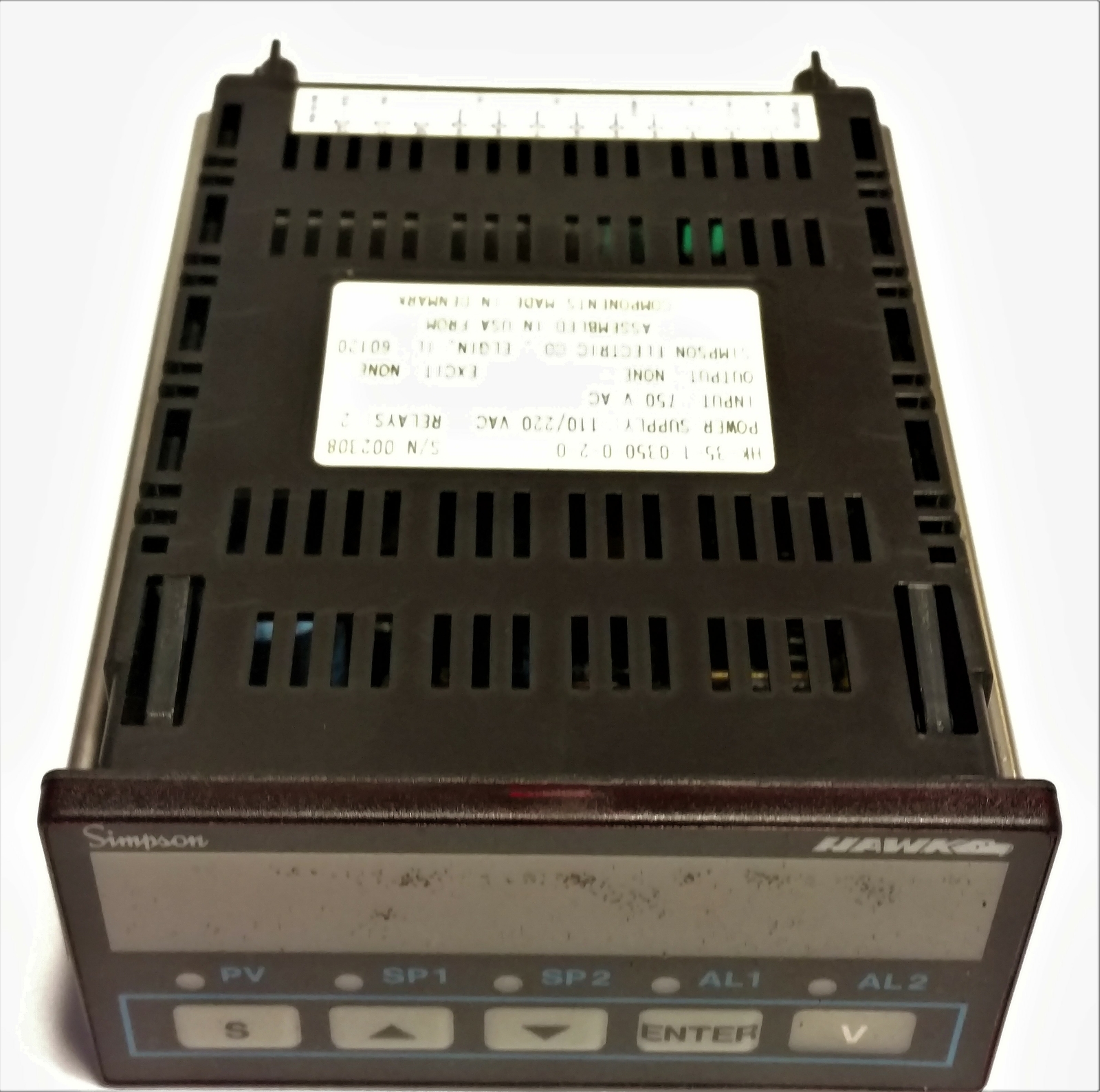Simpson HK-35-1-0350-0-2-0 HAWK Panel Mount Digital Meter