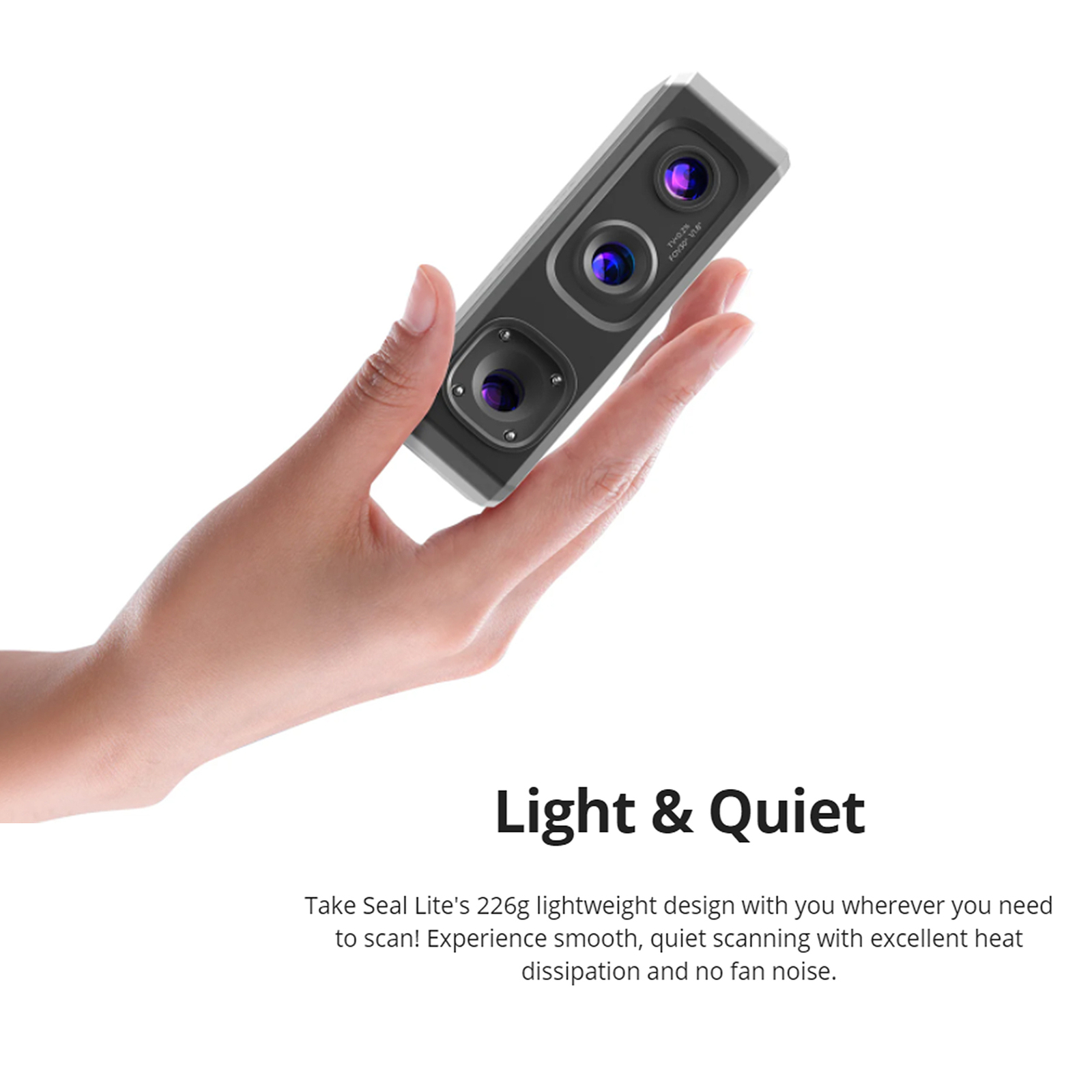 3DMakerpro Seal Lite 3D Scanner Compatible with Windows/MacOS/iOS/Android J9P7