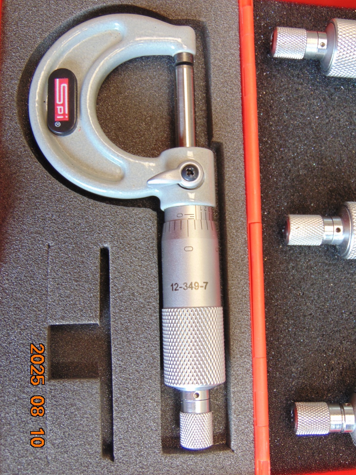 (1) SPI 12-349-7 Outside Micrometer 0 to 1" Range
