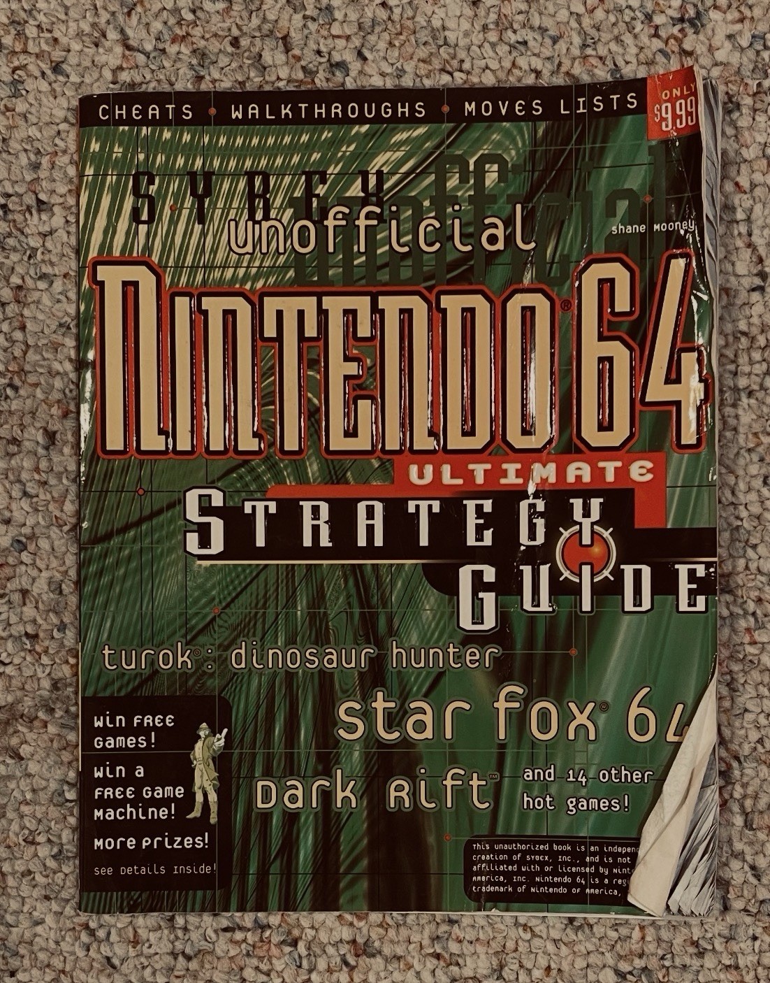 Unofficial Nintendo 64 Ultimate Strategy Guide By Shane Mooney