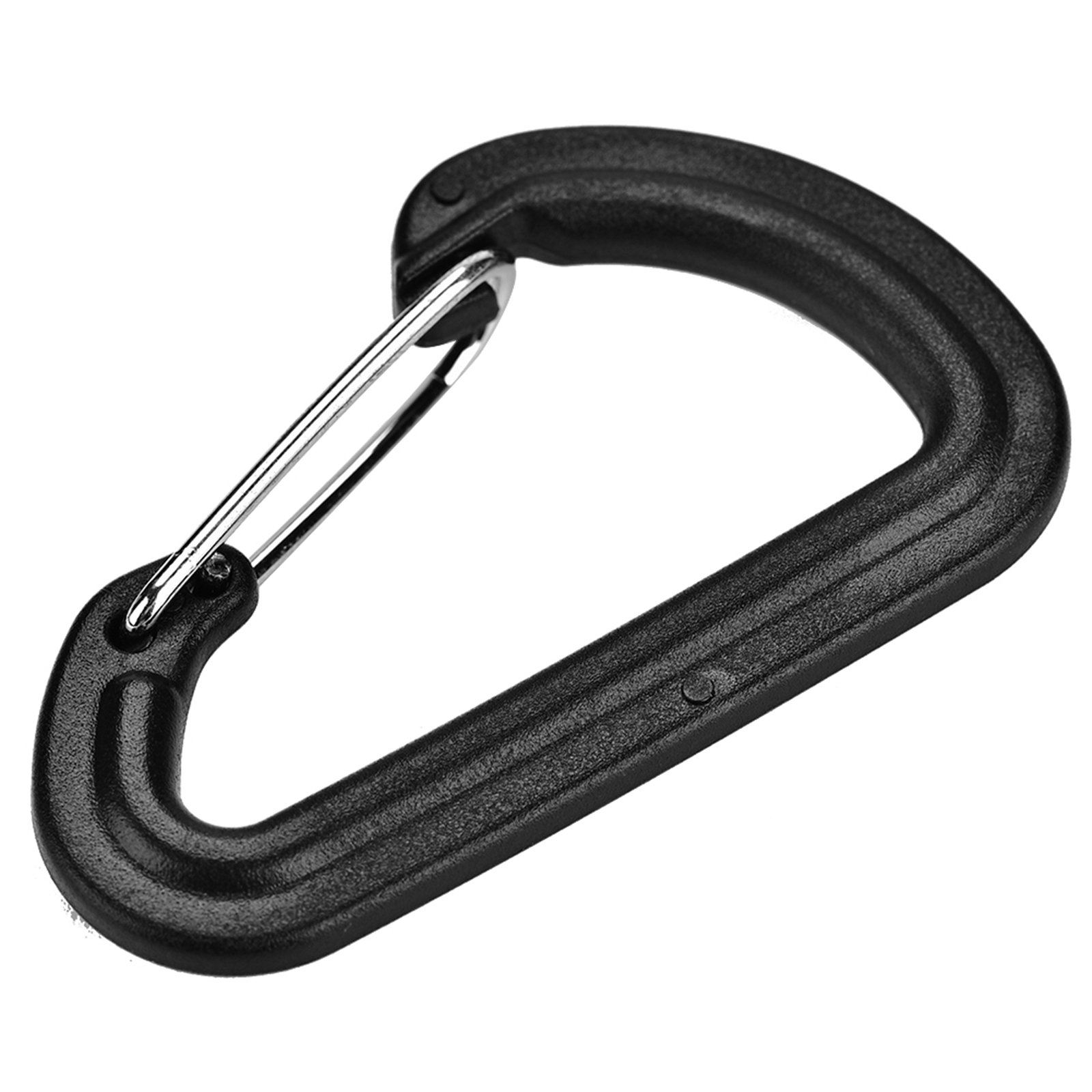 20Pcs Plastic Carabiner Climbing Hiking Locking Buckle Key Ring Outdoor FA