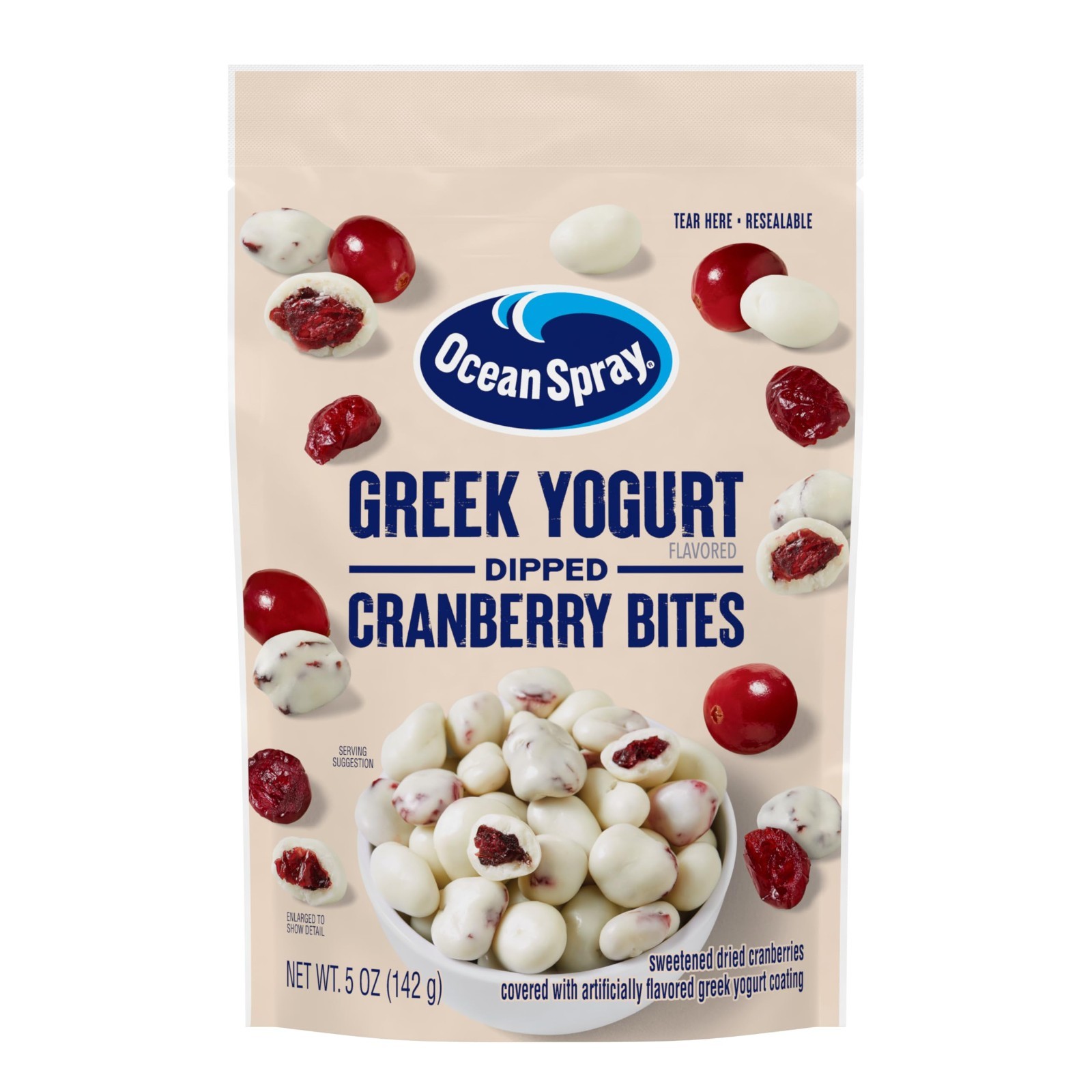 Ocean Spray® Greek Yogurt Covered Craisins®, Greek Yogurt Flavored, Covered Cr