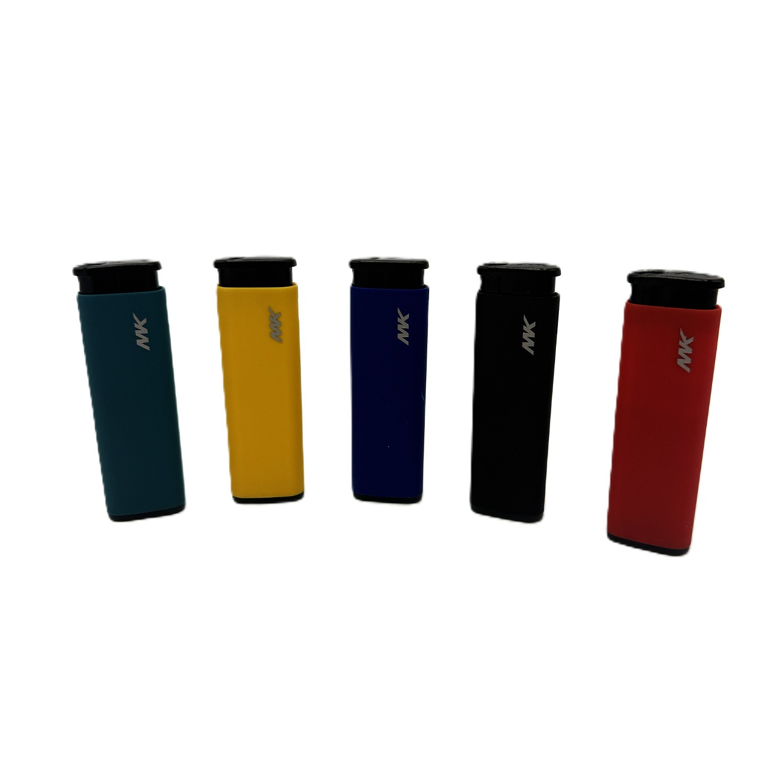 MK Jet Refillable Butane Lighter MultiColor 10 Count+2 Lighter Fluids 20ml each