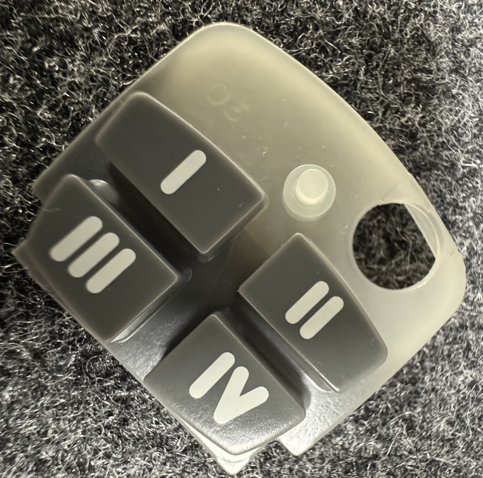 PYTHON EZSDEI475 476P 476T 4 BUTTON REPLACEMENT KEYPAD BUTTONS/ORIGINAL DIRECTED
