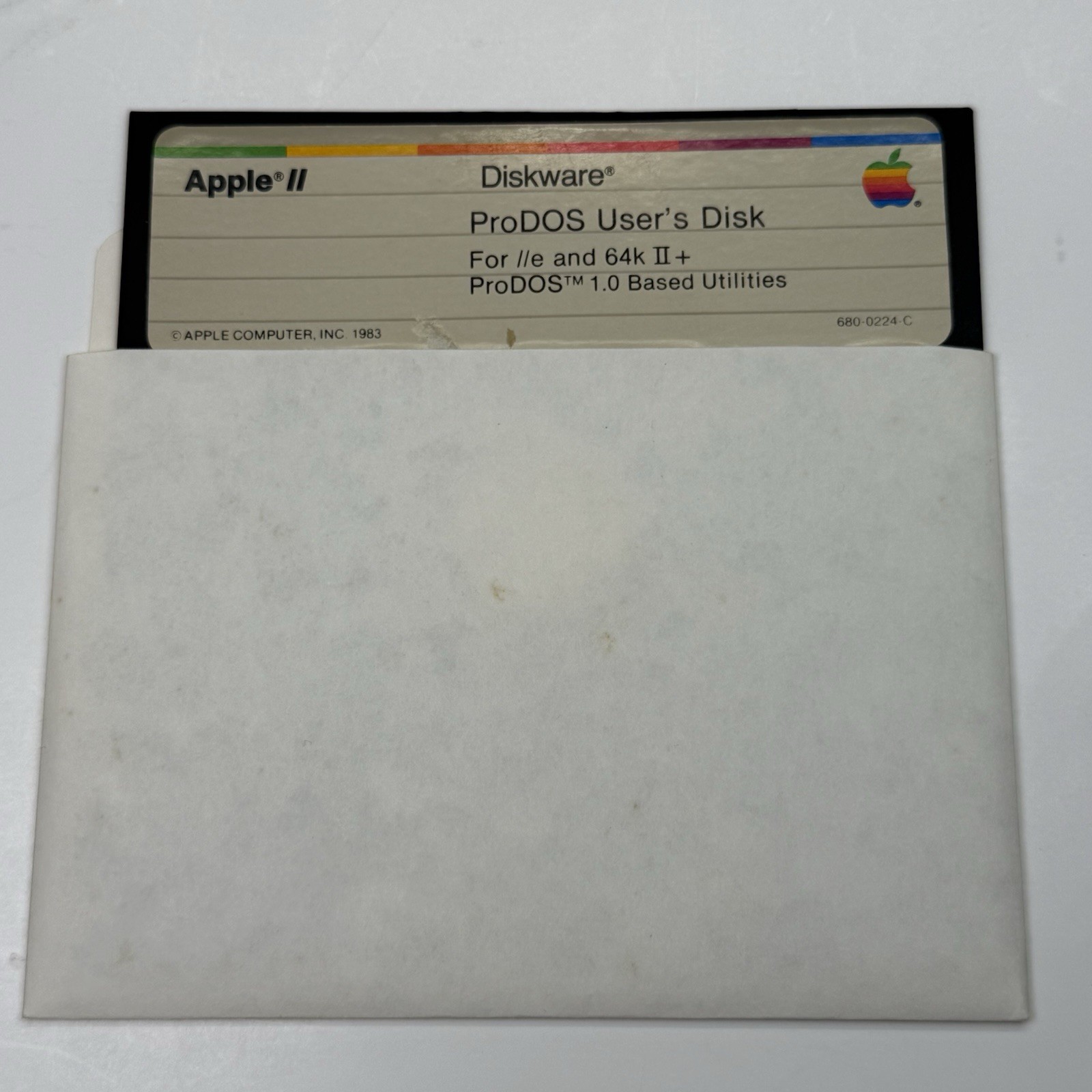 Apple II Diskware ProDOS User's Disk For  e and 64k II+ Based Utilities READ