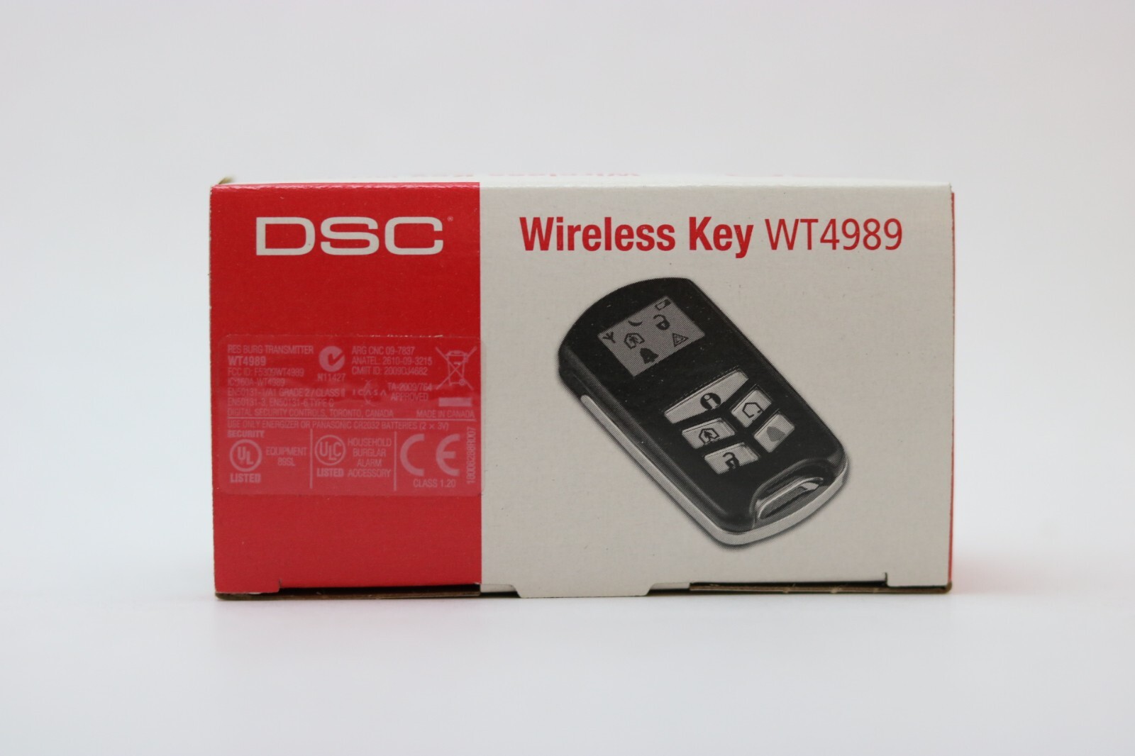 DSC WT4989 2 Way Wireless Key for IMPASSA and PowerSeries