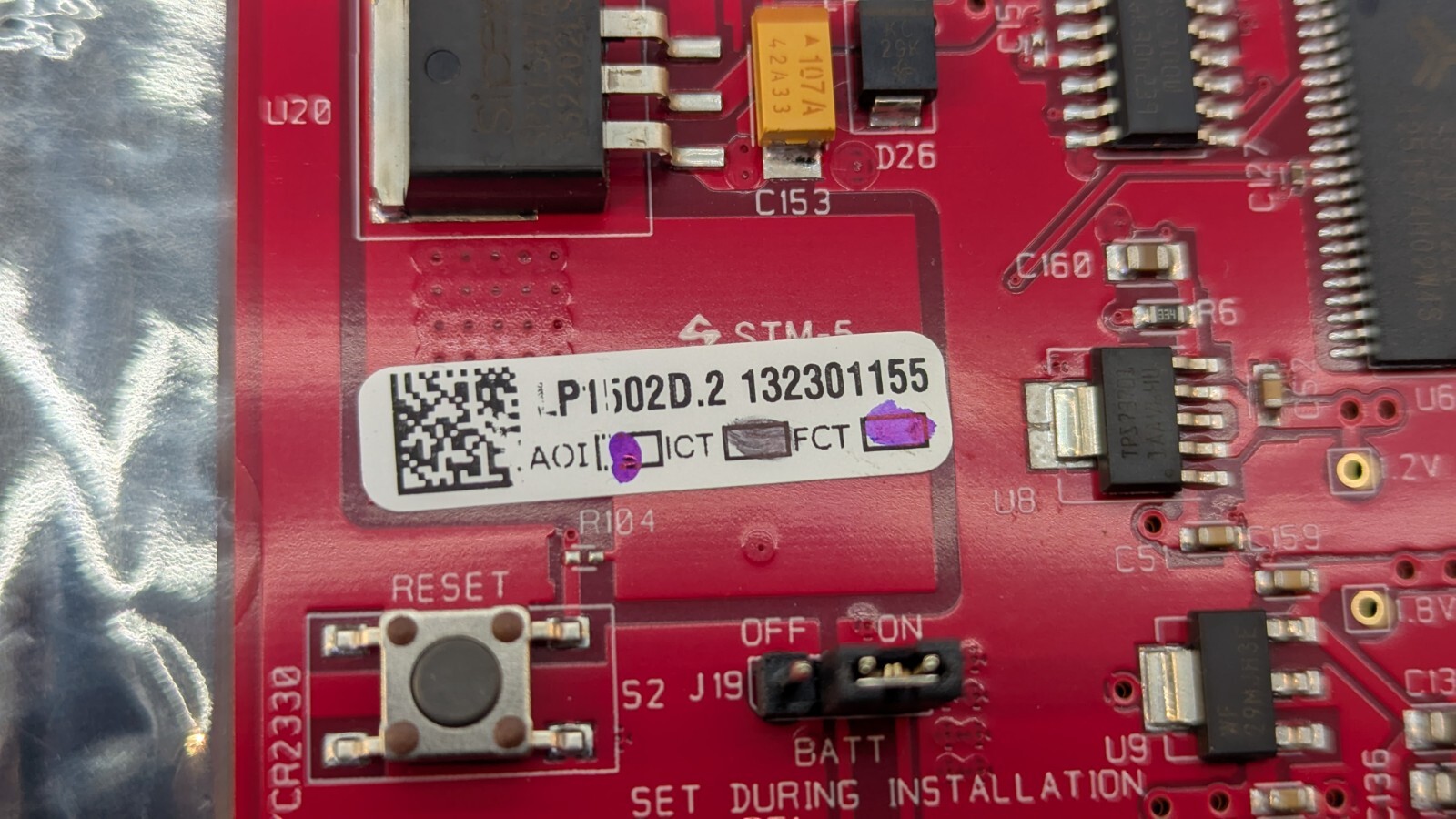 Mercury Security LP1502D Intelligent Controller Board - Untested