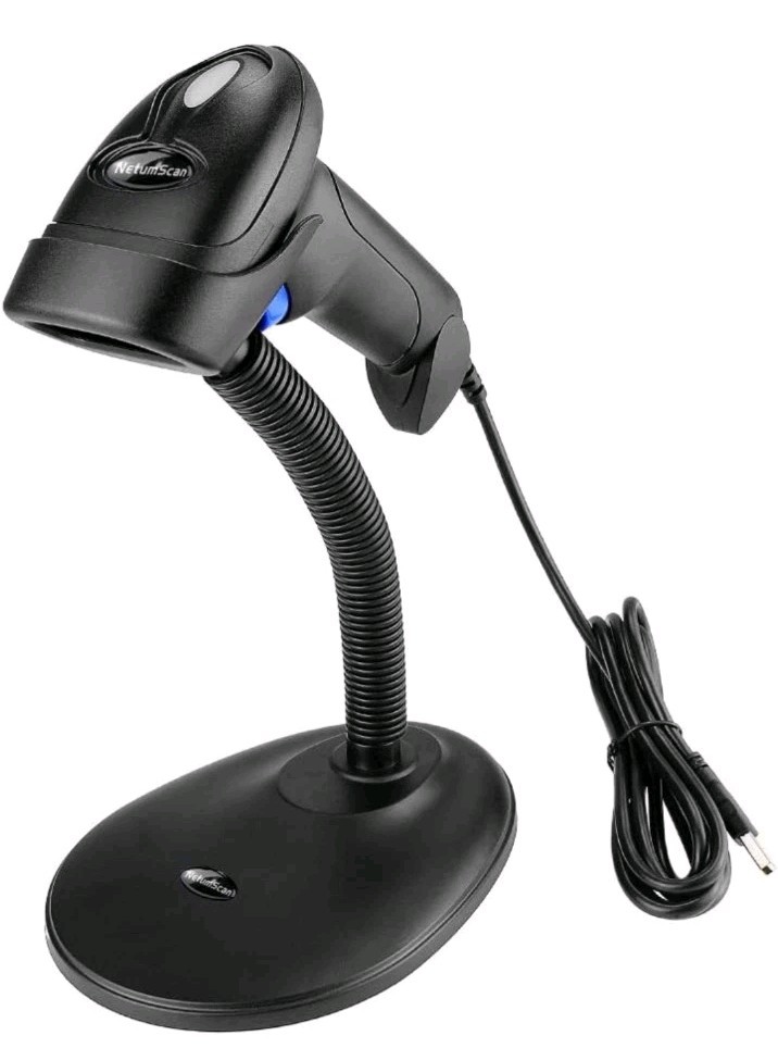 NetumScan NSL6BLS Wireless Barcode Scanner, New Open  Box