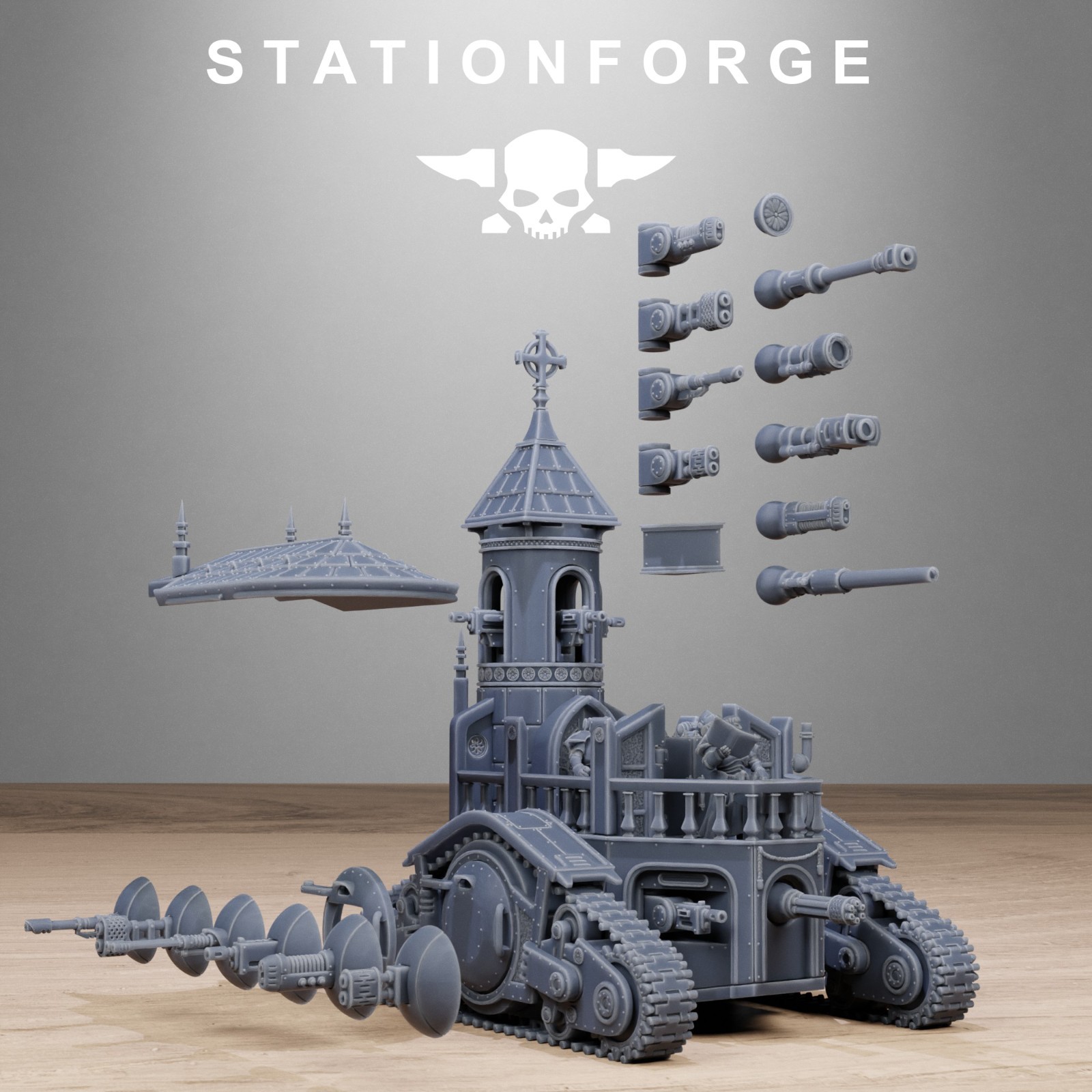 The Voladites Heavy Tank from Station Forge 32mm