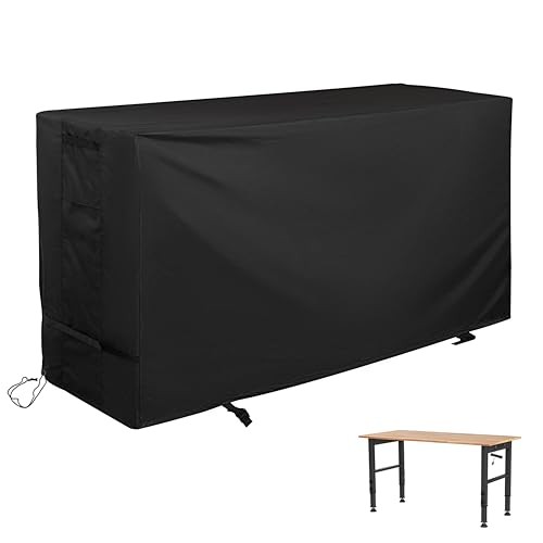 Work Bench Table Cover, Protective Table Cover Rectangular-49"L x 25"D x 26.8"H