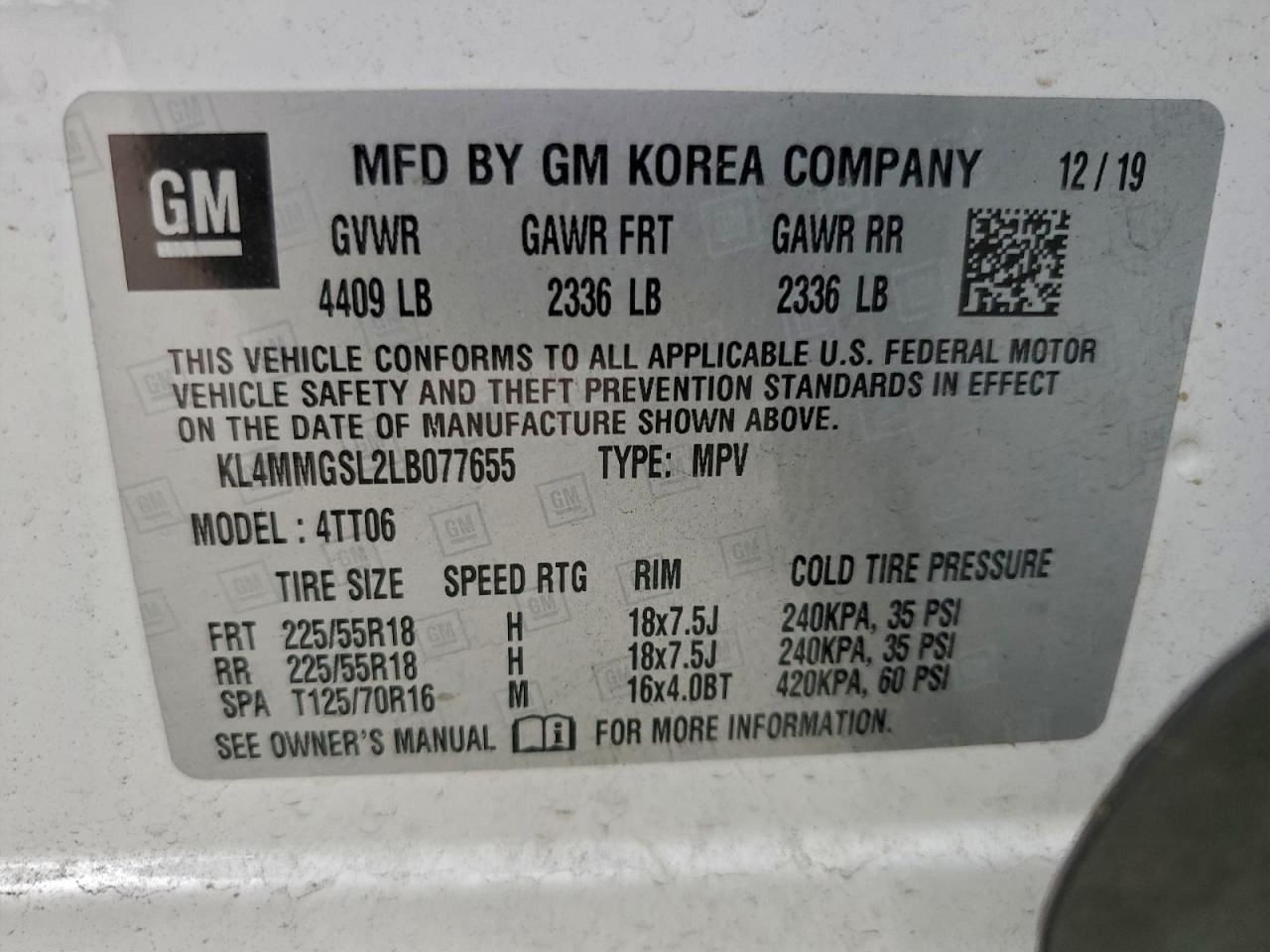 Transfer Case AWD Fits 13-22 ENCORE 4945676