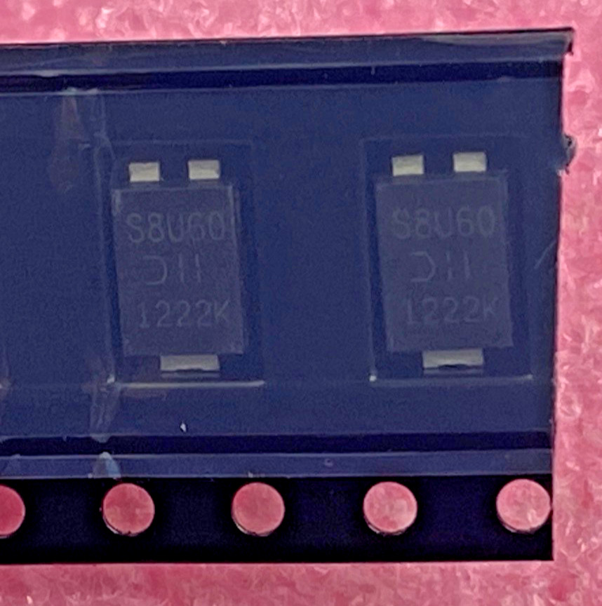 Qty 2 pack, Diodes Inc. SBR8U60P5-13 SBR 8A/60V Super Barrier Rectifier PowerDI5