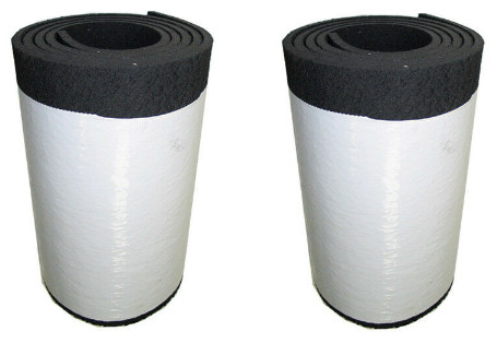 (2 PACK) SNOWMOBILE TRAILER RUBBER TRACTION MAT - 18" X 120" (10 FT) MRT 121810