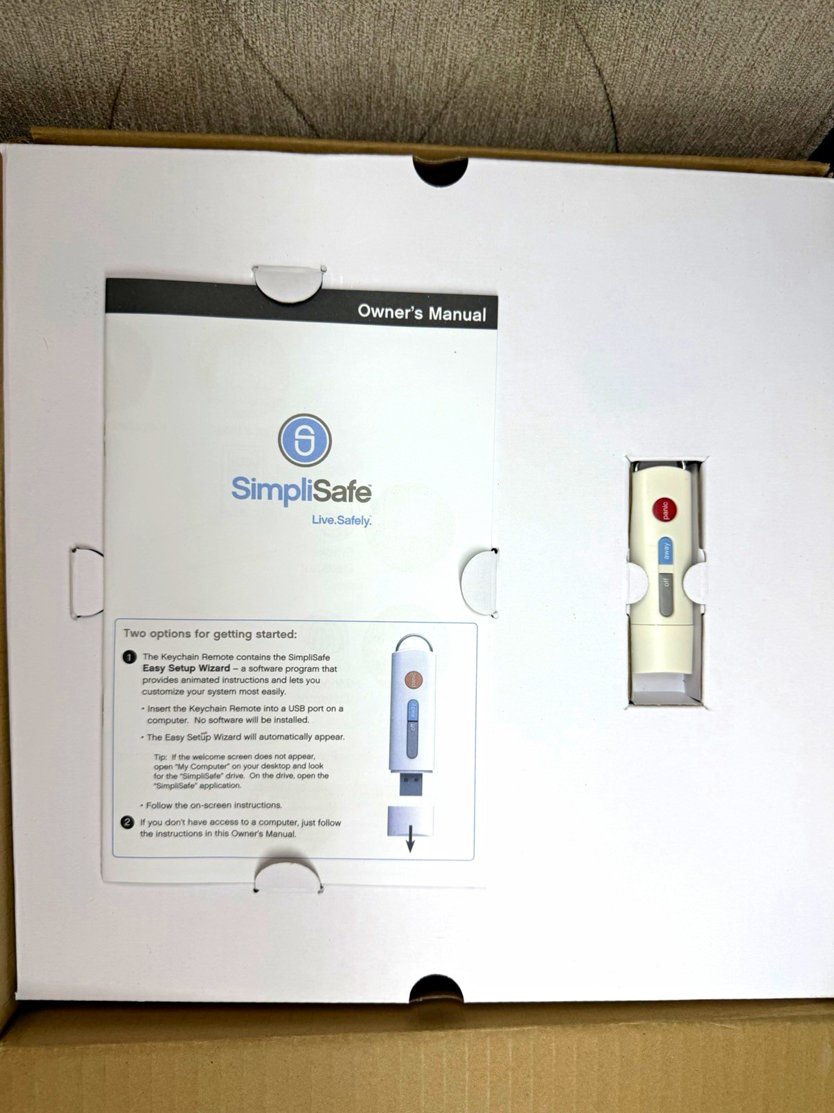 SimpliSafe Original Gen 1 Security System Kit Base Keypad 2 Entry Motion Remote