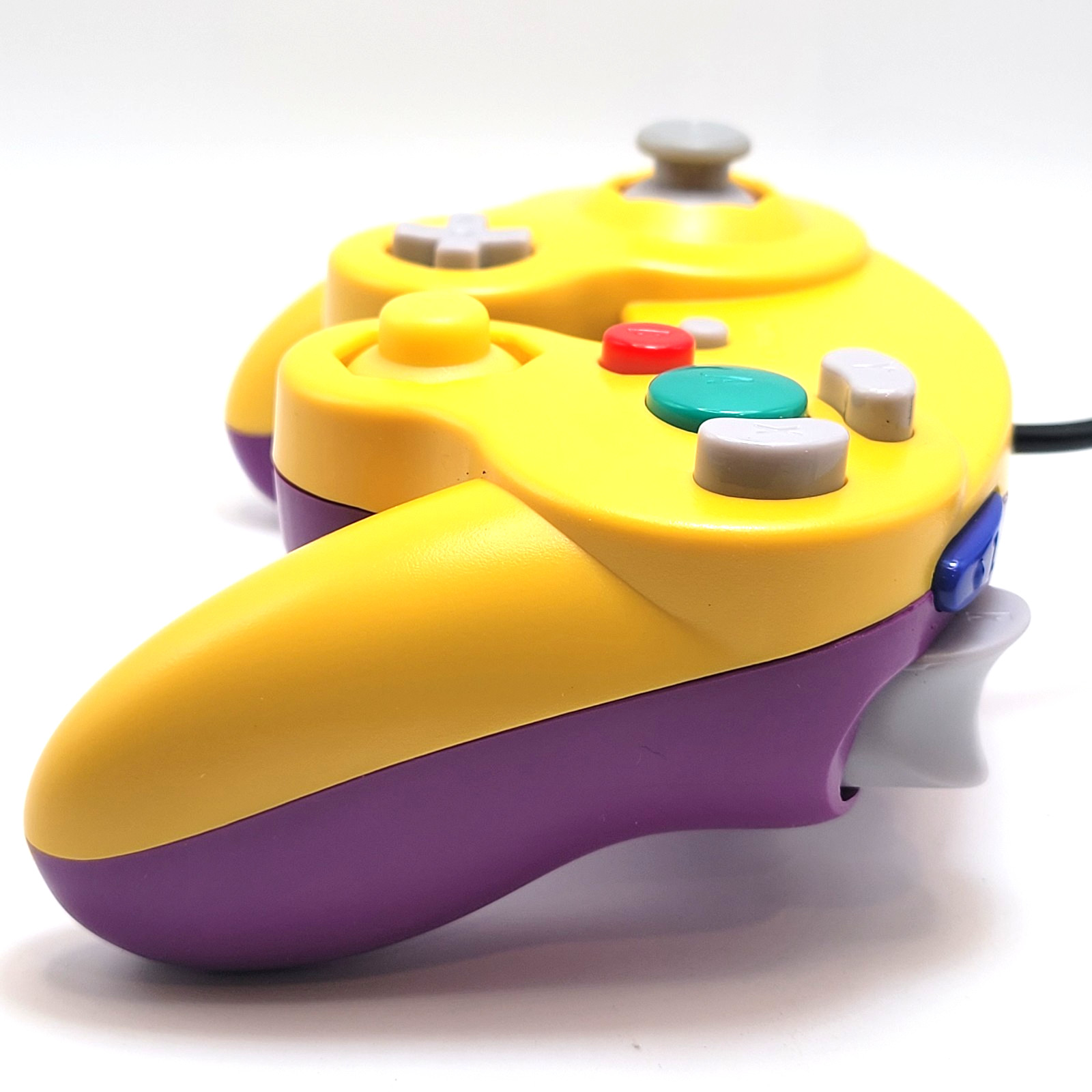 Nintendo GameCube Controller Game Pad For NGC - Wii - Warrior Yellow & Purple