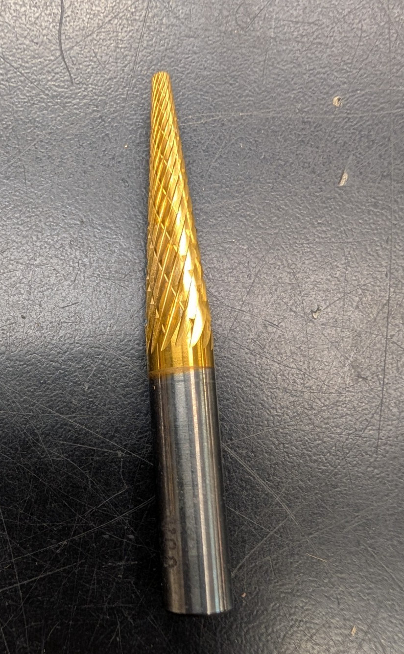 New CHAMPION SM3 Carbide Bur Cone Shape- Made in USA- Free Ship