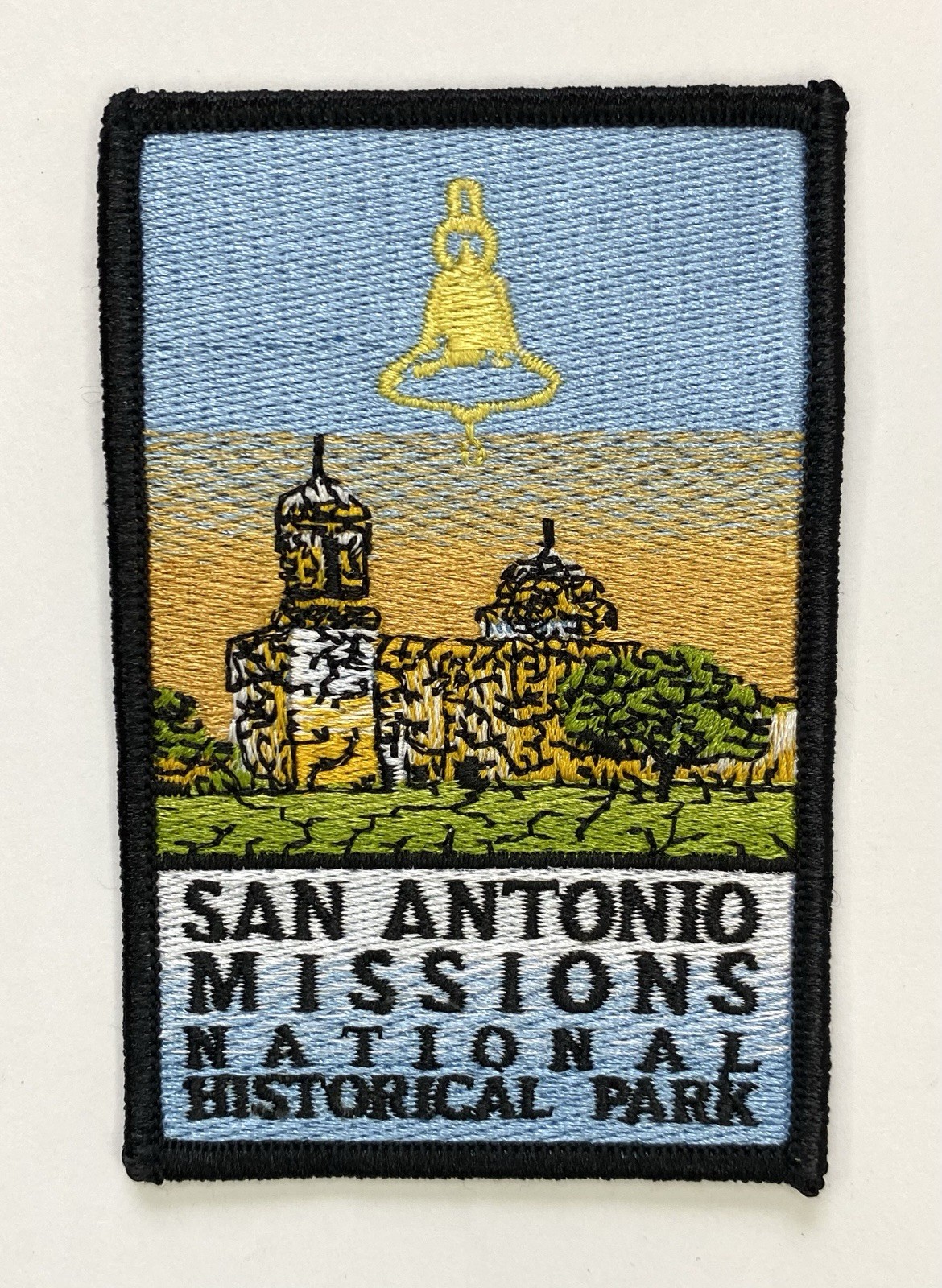 San Antonio Missions National Historical Park Patch Texas Souvenir Embroidered