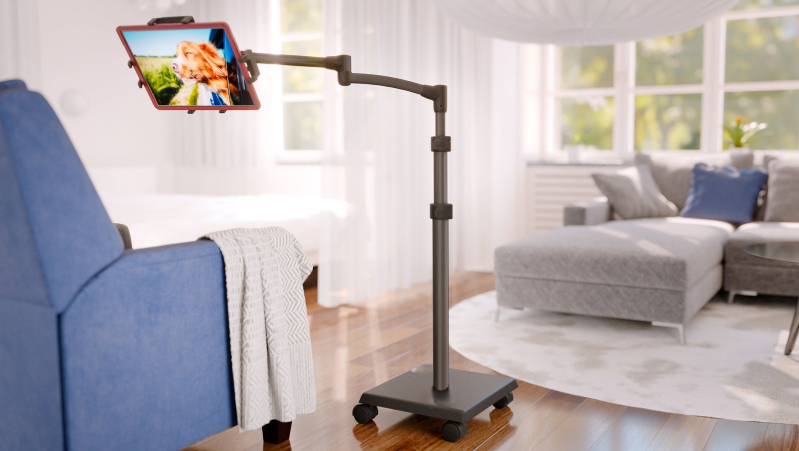 LEVO G2 Deluxe Tablet Floor Stand for all iPad, Kindle, Fire, Android etc.