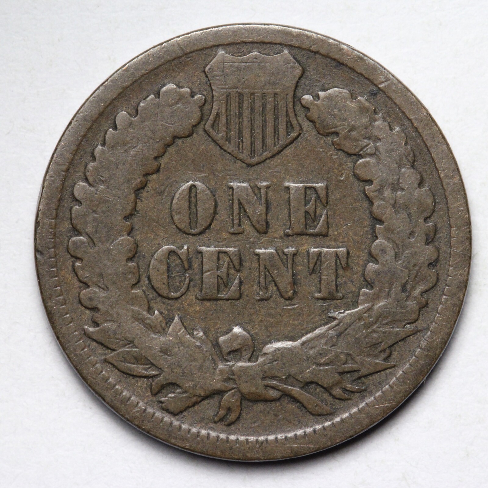 1897 ERROR OBVERSE Indian Head Cent Penny CHOICE E108 TAC