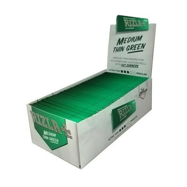 Cartine RIzla Green Corte Regol Ultra Sotile Tipo B 50 Libretti