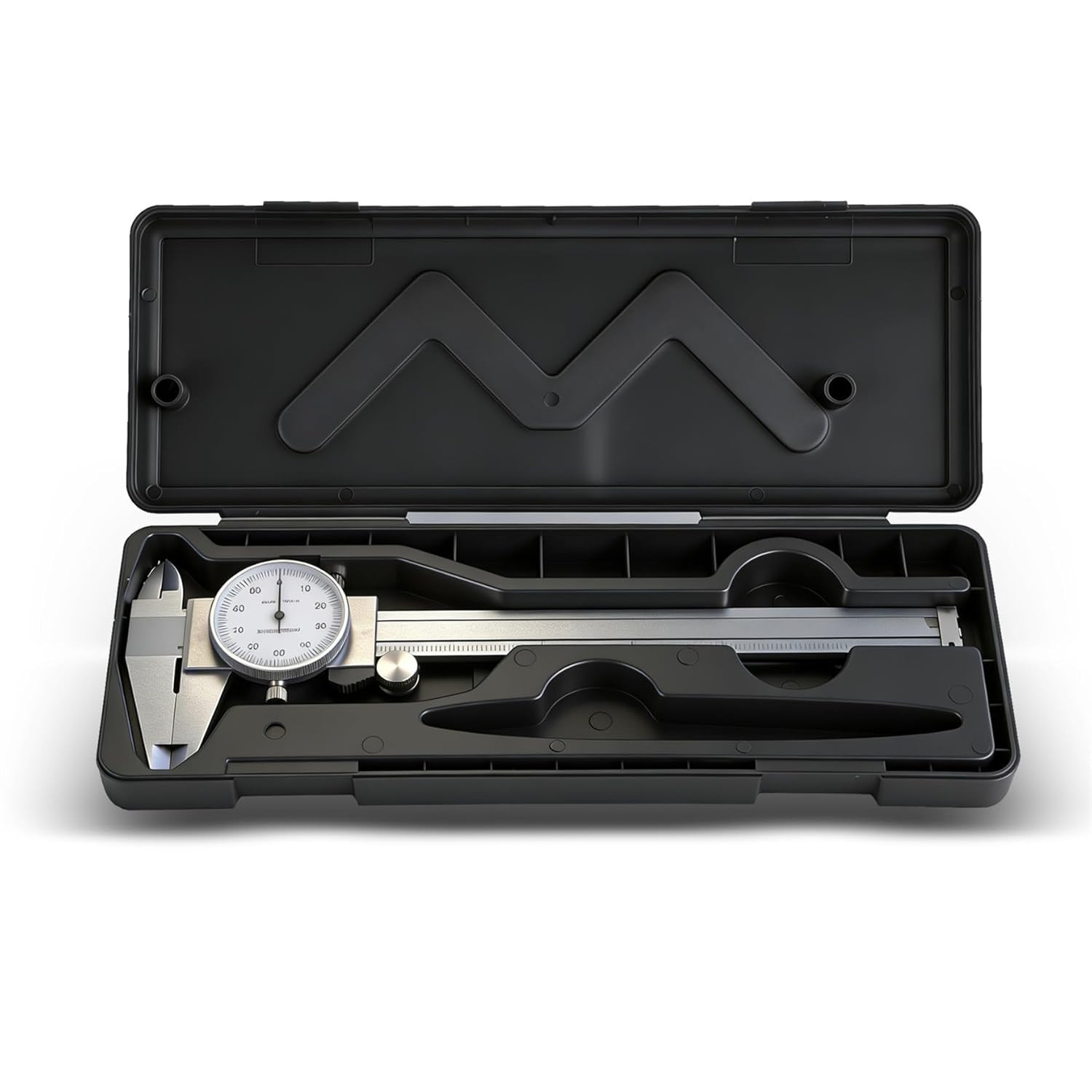 6 Inch 0.001 Precision Dial Caliper Stainless Steel Shockproof 4-Way Measurement