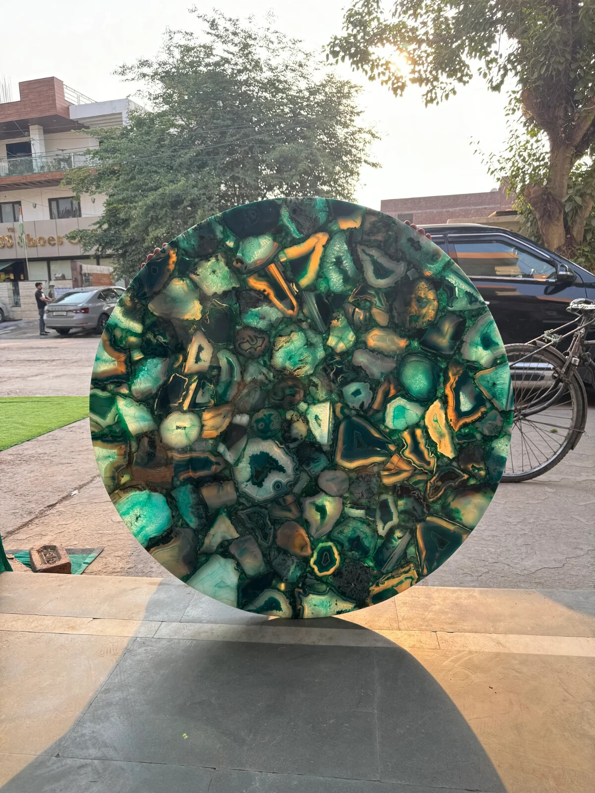 Agate Table, Agate Console Table, Agate Countertop/Side Table/ Agate Table Top