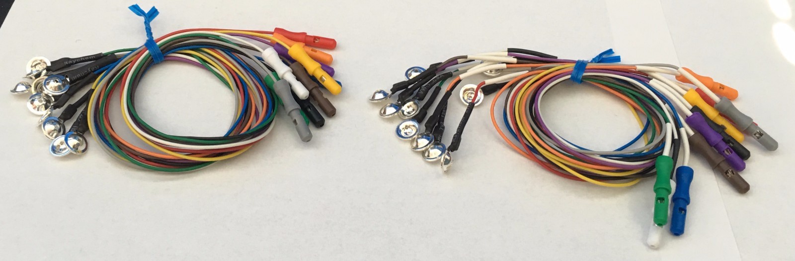 EEG Silver Cup Electrodes 18 Inch Wire With 1.5 DIN Plug 20 Pack