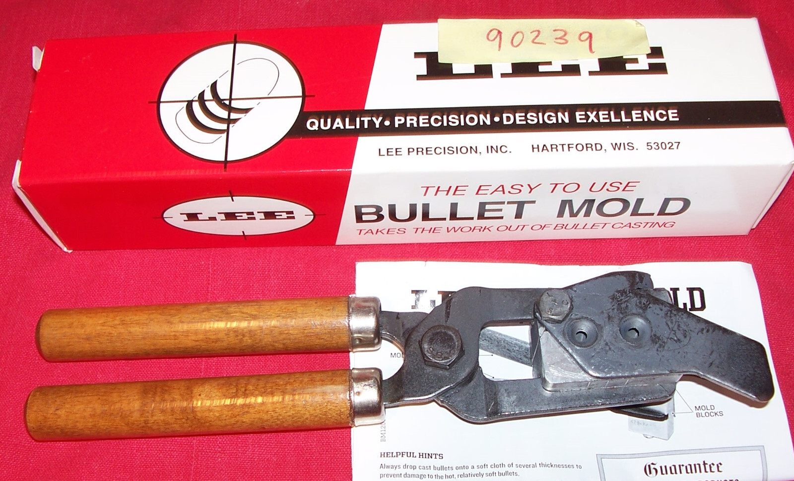 Lee .356 Diameter Bullet Mold 120 Grain Double Cavity 90239 9mm .38 Super Cone