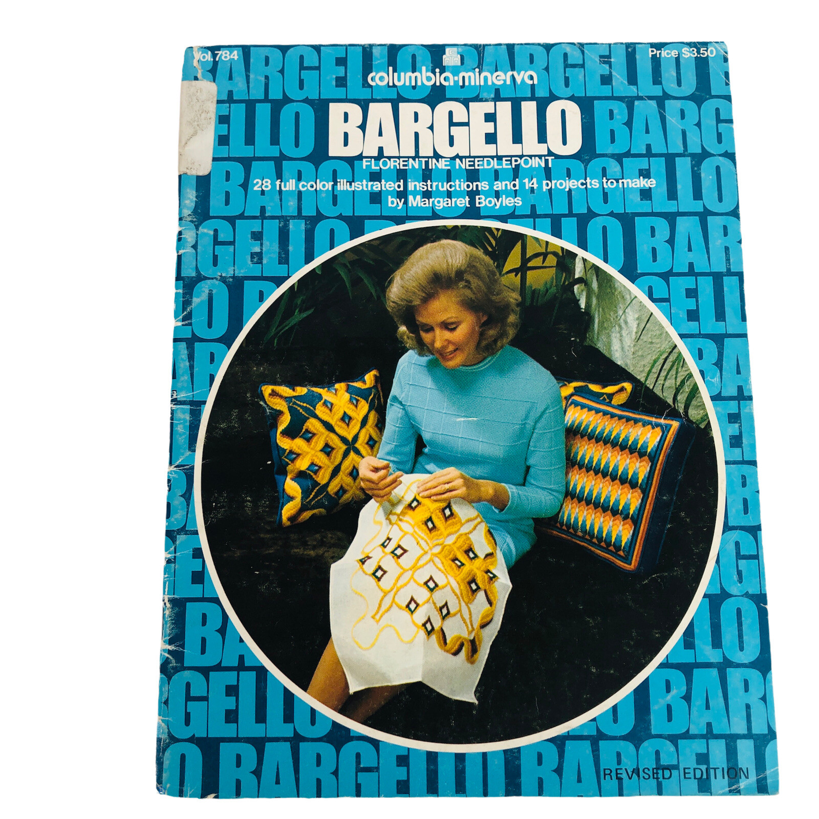 Columbia Minerva Bargello Florentine Needlepoint Booklet Margaret Boyles Pattern