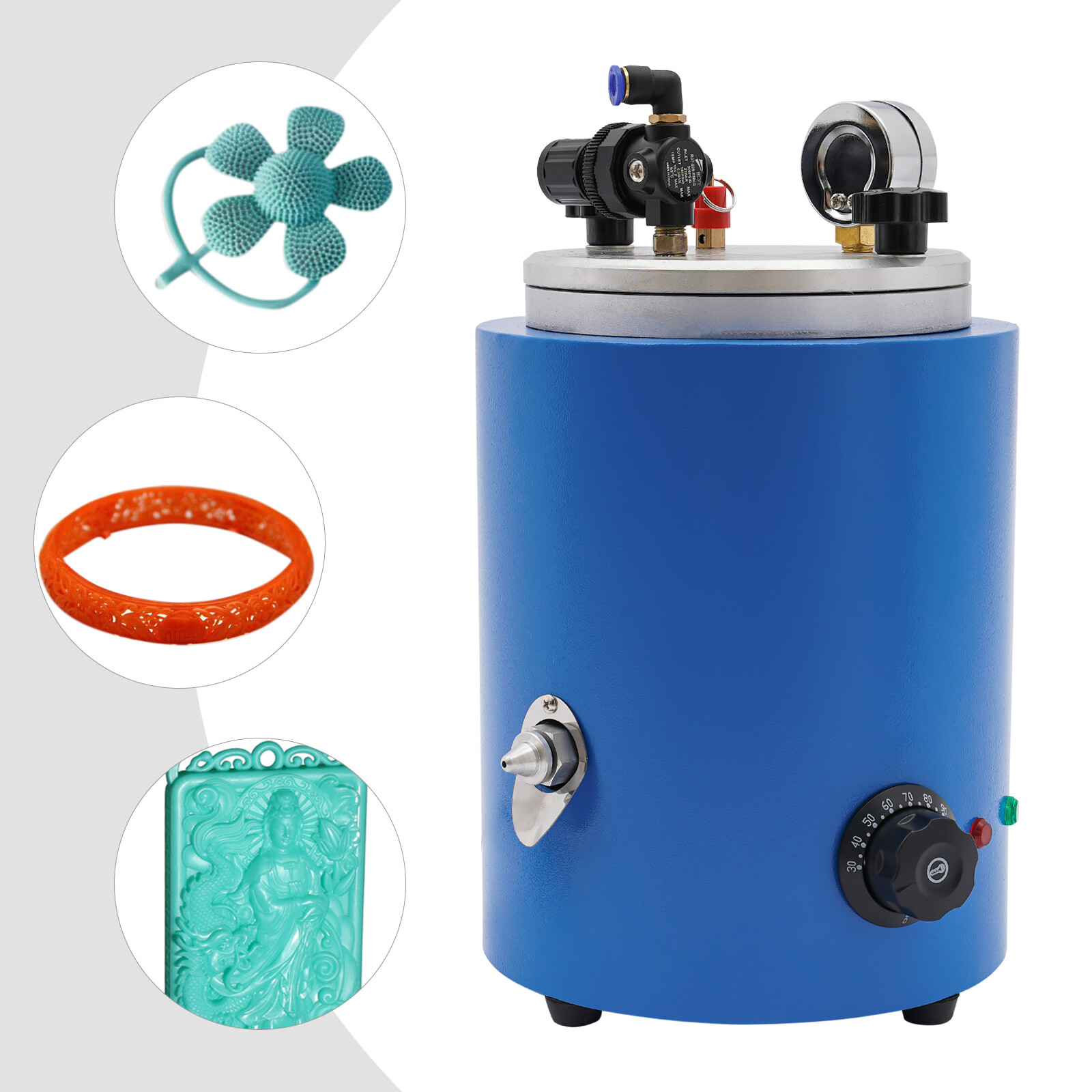 350W Wax Injector Wax molding machine Wax Casting Machine Jewelry Tool Round