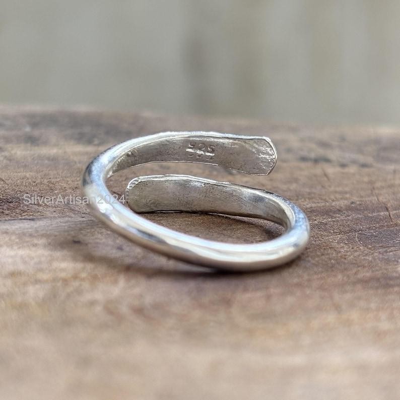 925 Sterling Silver Solid Ring Handmade Statement Anniversary Gift Ring R15