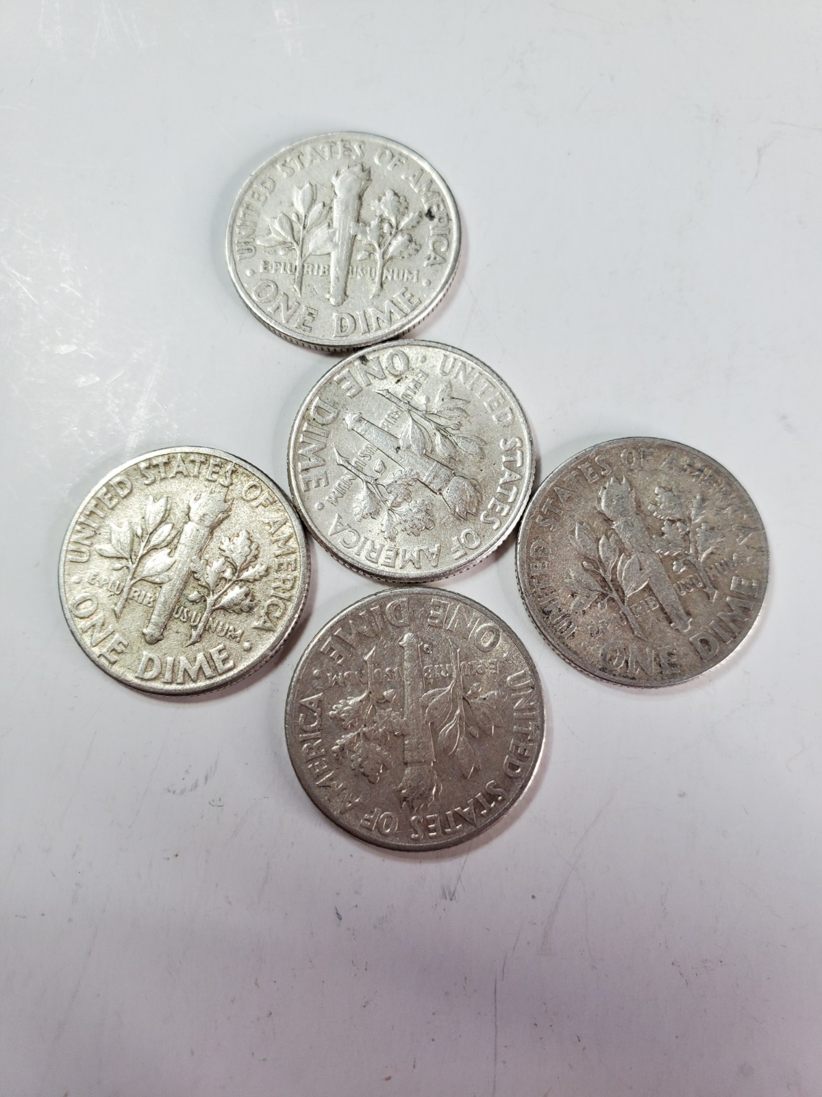 Silver Ingots And Silver Dimes
