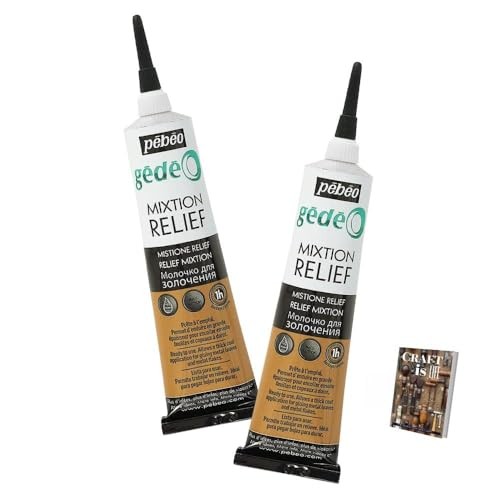 Pebeo Gedeo Mixtion Relief Gilding Paste Transparent 2 Pack- FREE Postage